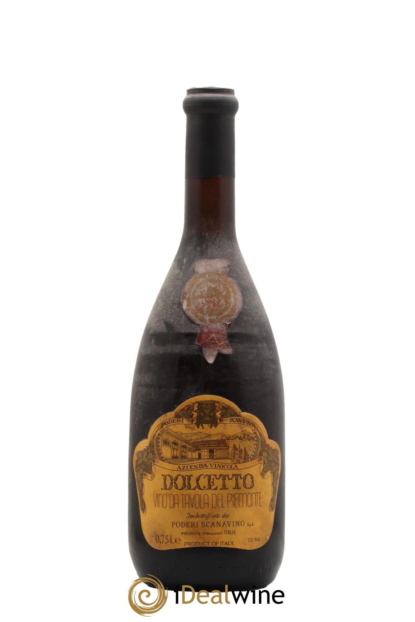 Dolcetto d'Alba DOC Poderi Scanavino 1984 - Lot de 1 bouteille - 0