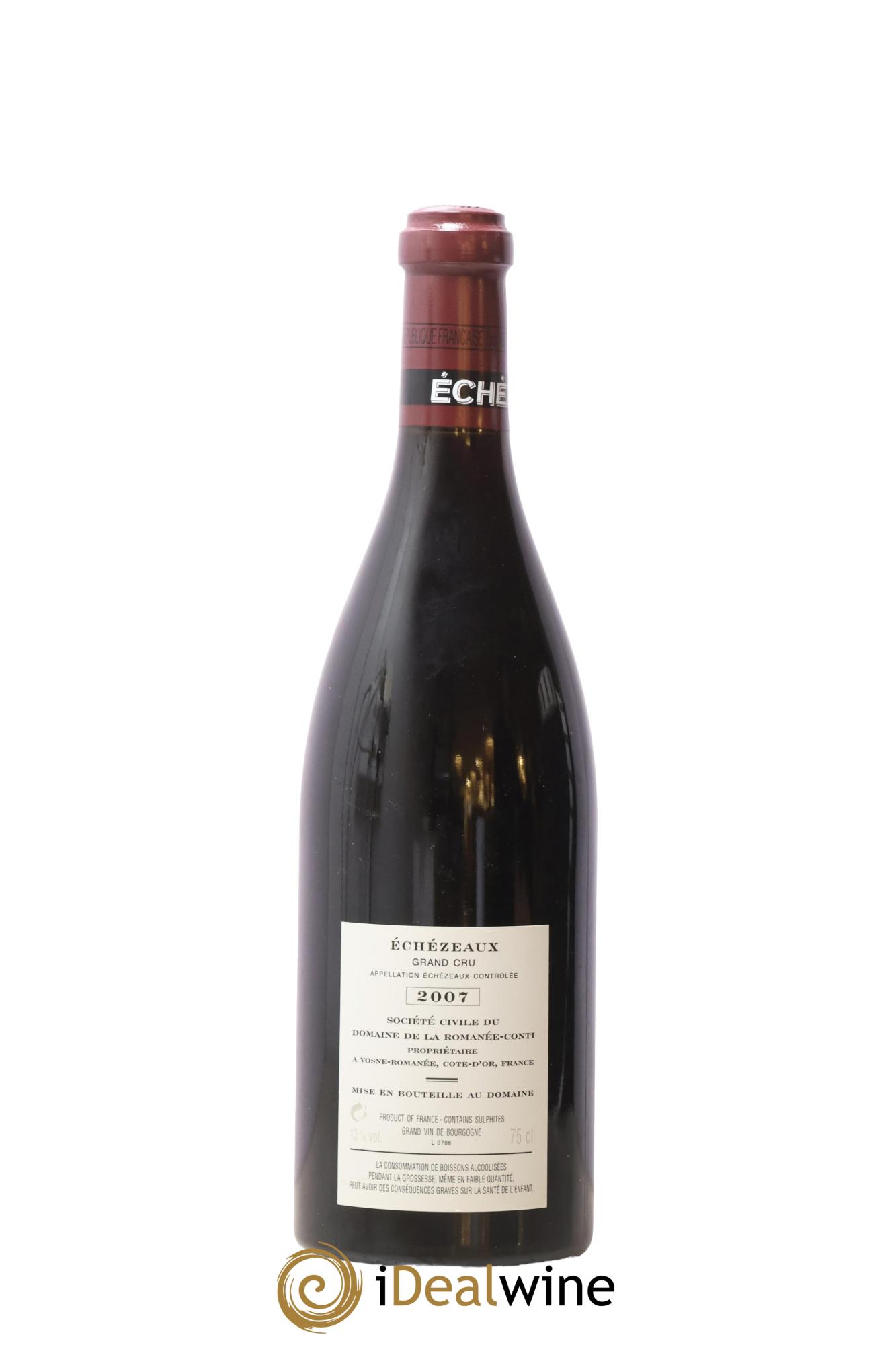 Echezeaux Grand Cru Domaine de la Romanée-Conti 2007 - Posten von 1 Flasche - 1