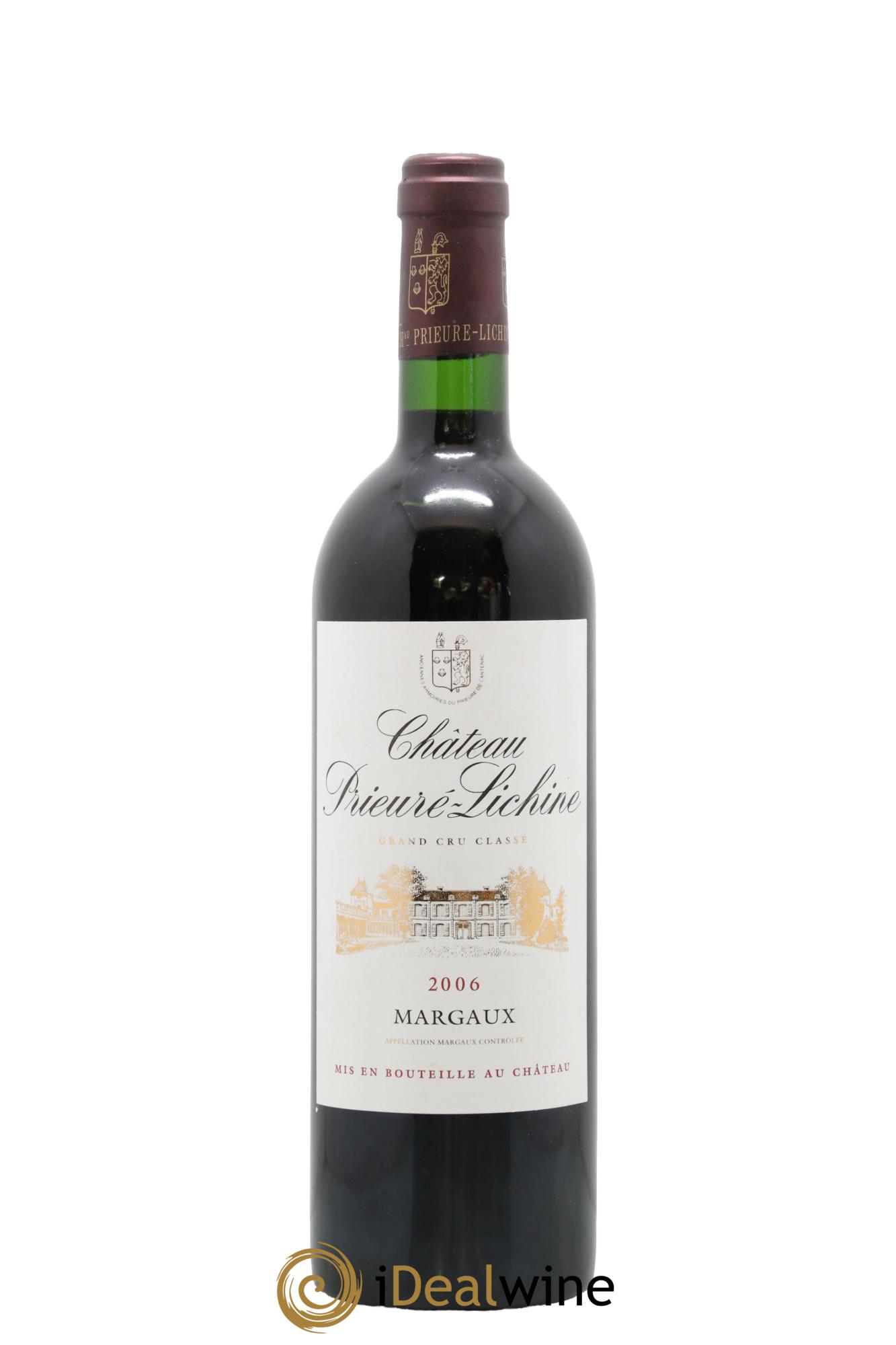 Château Prieuré Lichine 4ème Grand Cru Classé 2006 - Lot de 1 bouteille - 0