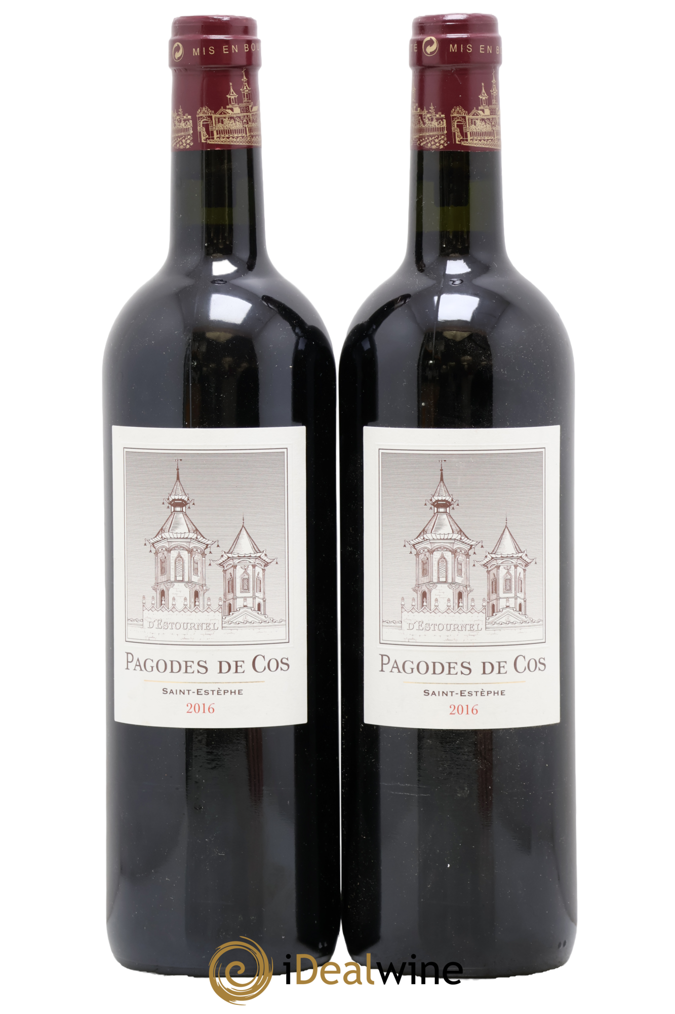 Les Pagodes de Cos Second Vin 2016 - Lotto di 2 bottiglie - 0