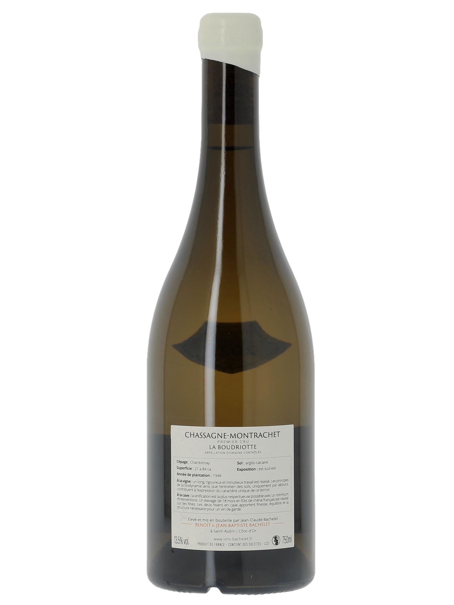 Chassagne-Montrachet 1er Cru La Boudriotte Jean-Claude Bachelet (Domaine) 2022 - Lot de 1 bouteille - 1