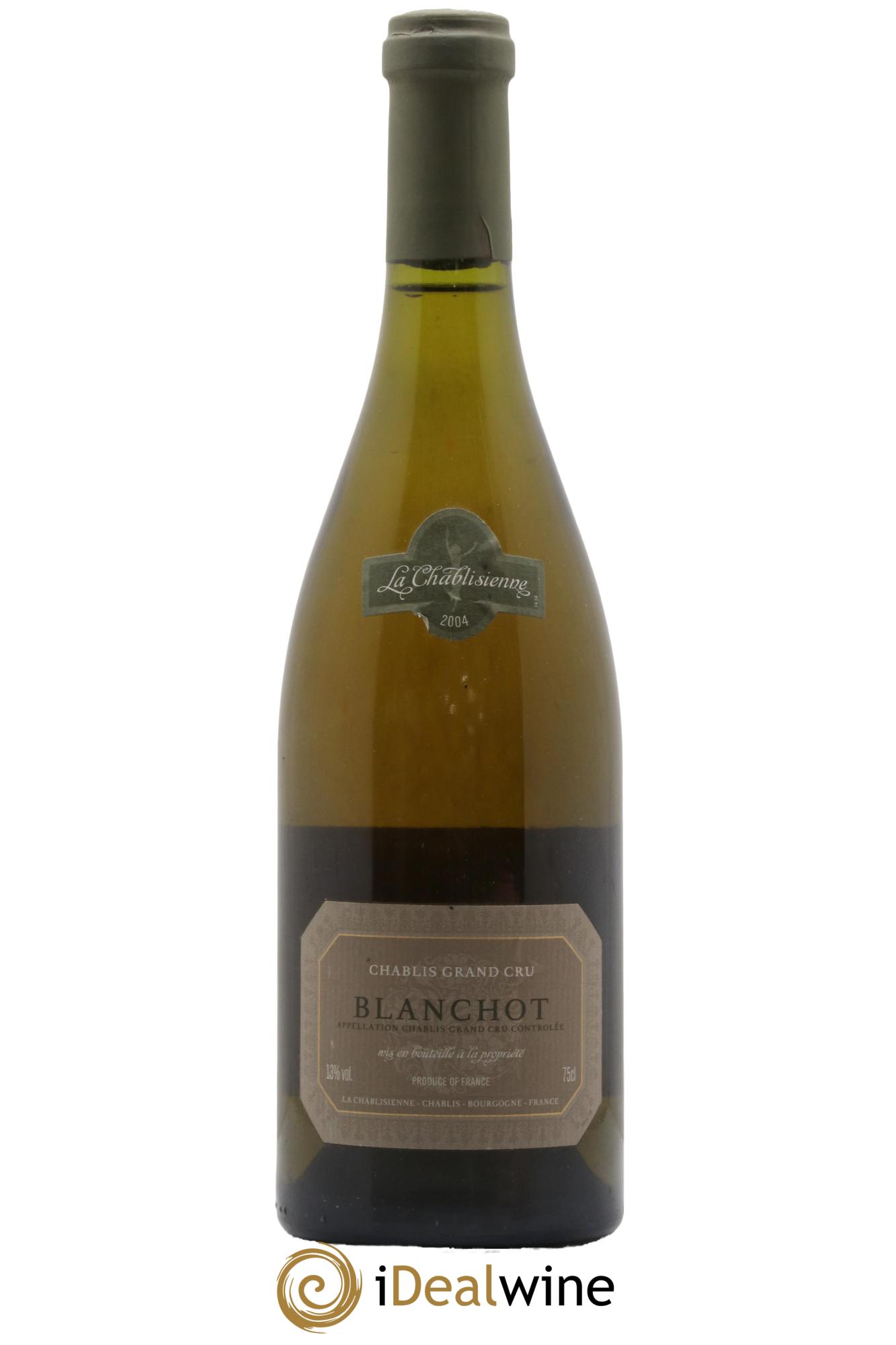 Chablis Grand Cru Blanchot La Chablisienne 2004 - Lot de 1 bouteille - 0