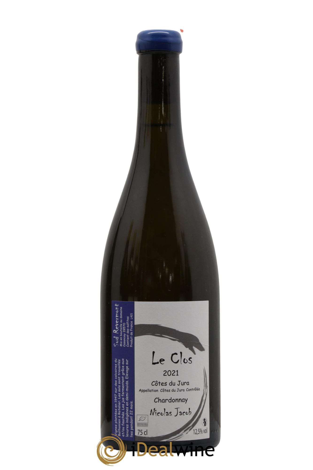 Côtes du Jura Chardonnay Le Clos Nicolas Jacob 2021 - Lot de 1 bouteille - 0