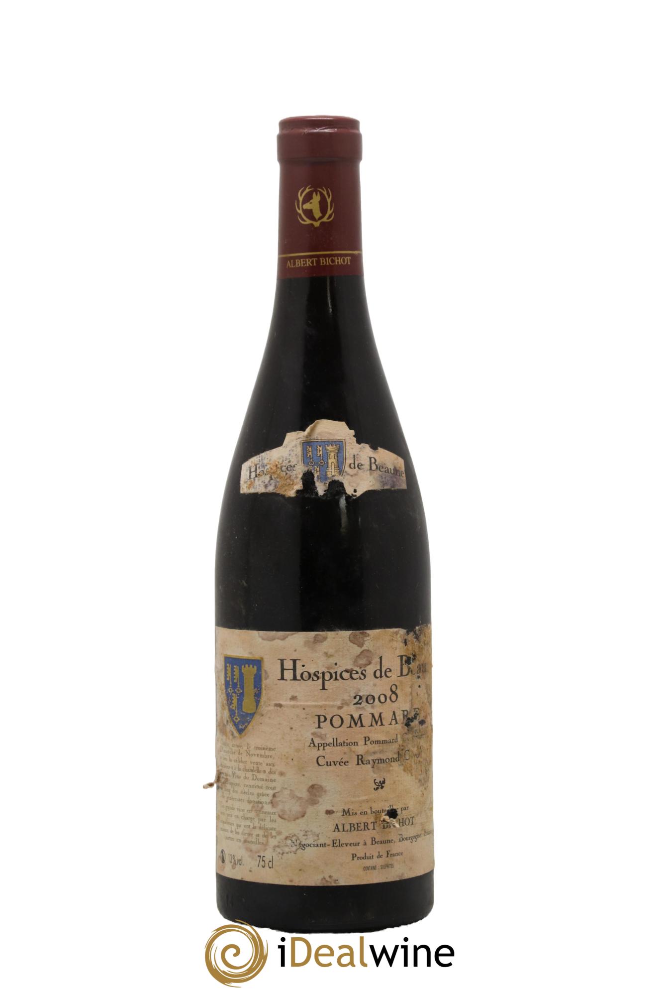 Pommard Cuvée Raymond Cyrot Albert Bichot Hospices de Beaune 2008 - Lot de 1 bouteille - 0