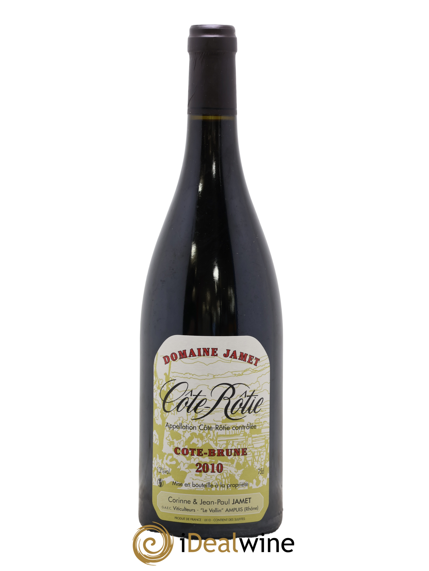 Côte-Rôtie Côte Brune Jamet (Domaine) 2010 - Posten von 1 Flasche - 0