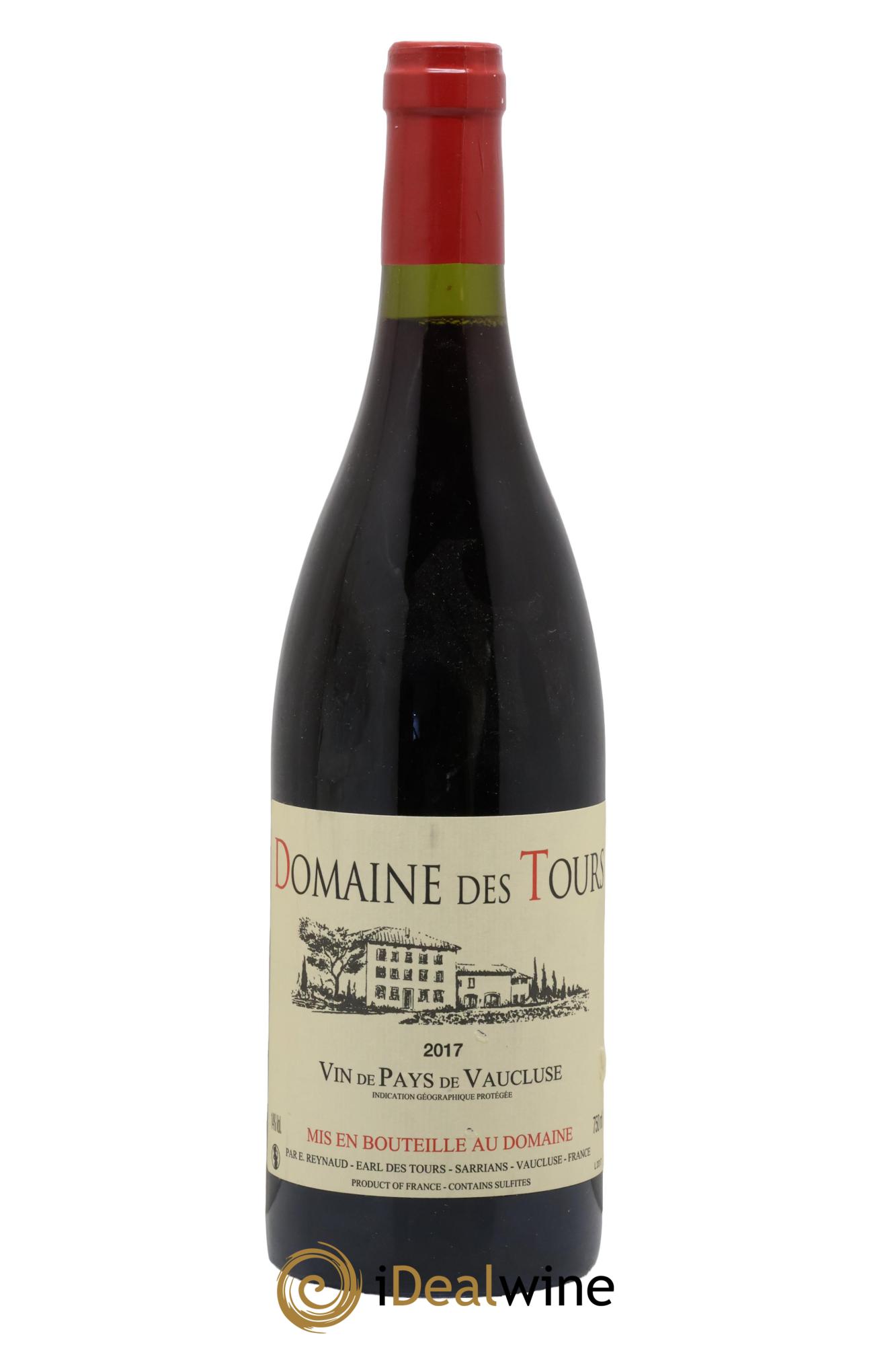 IGP Vaucluse (Vin de Pays de Vaucluse) Domaine des Tours Emmanuel Reynaud 2017 - Posten von 1 Flasche - 0