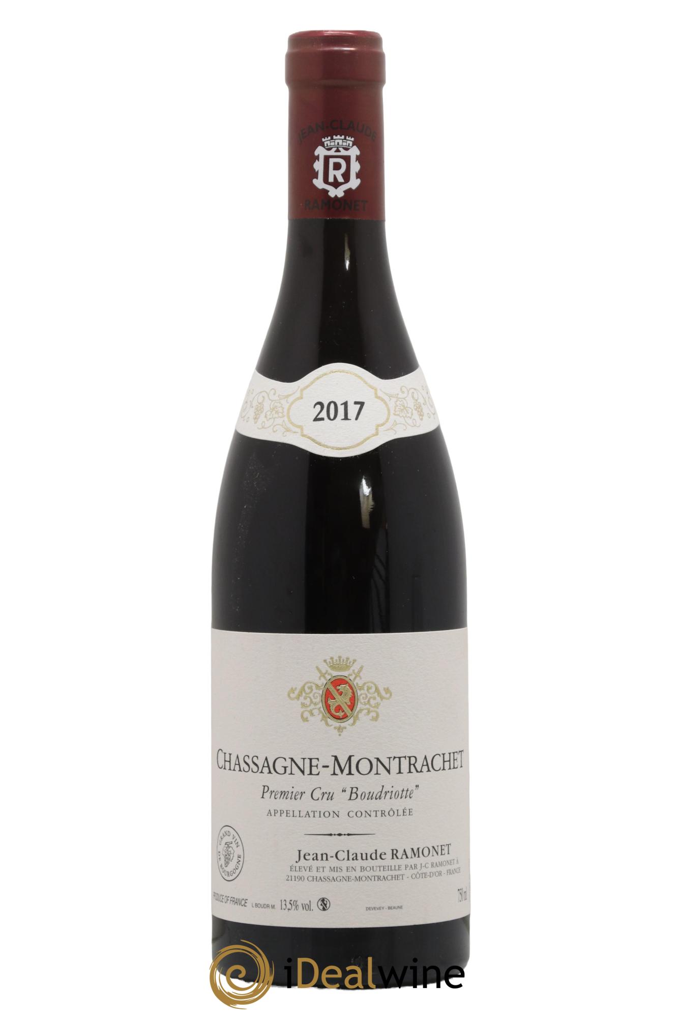 Chassagne-Montrachet 1er Cru Boudriotte Ramonet (Domaine) 2017 - Lot de 1 bouteille - 0