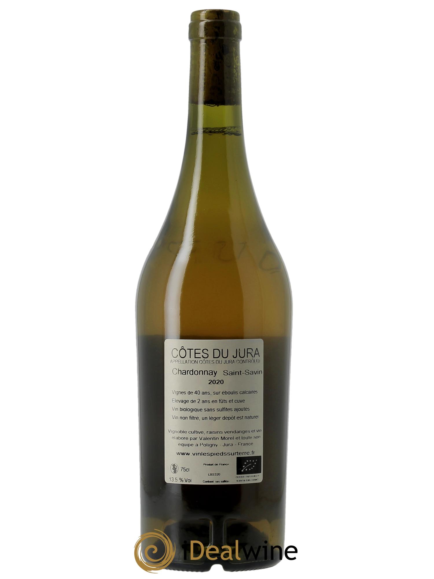 Côtes du Jura Chardonnay Saint-Savin Valentin Morel 2020 - Lot of 1 bottle - 1