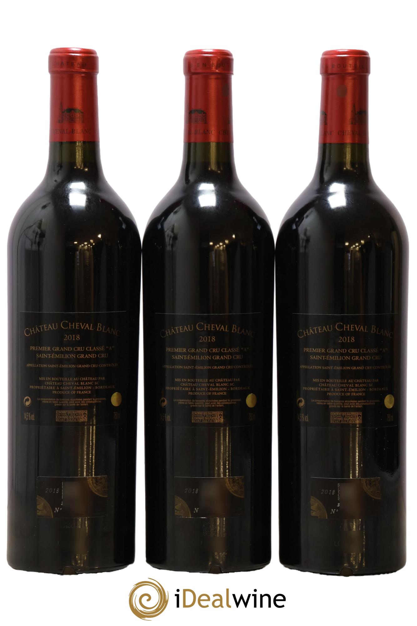 Château Cheval Blanc 1er Grand Cru Classé A 2018 - Posten von 6 Flaschen - 2