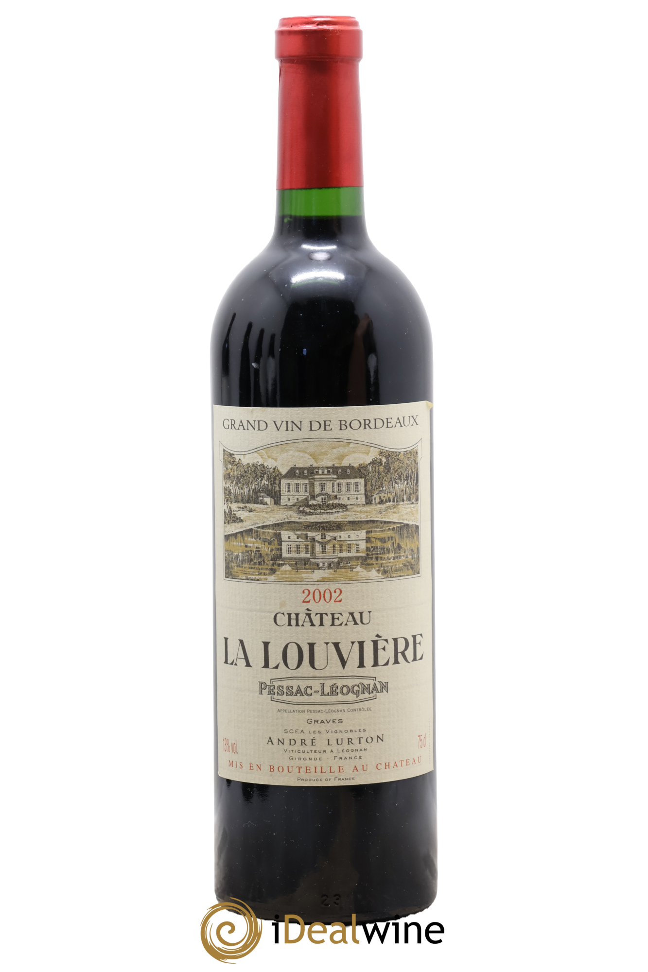 Château la Louvière 2002 - Lot de 1 bouteille - 0