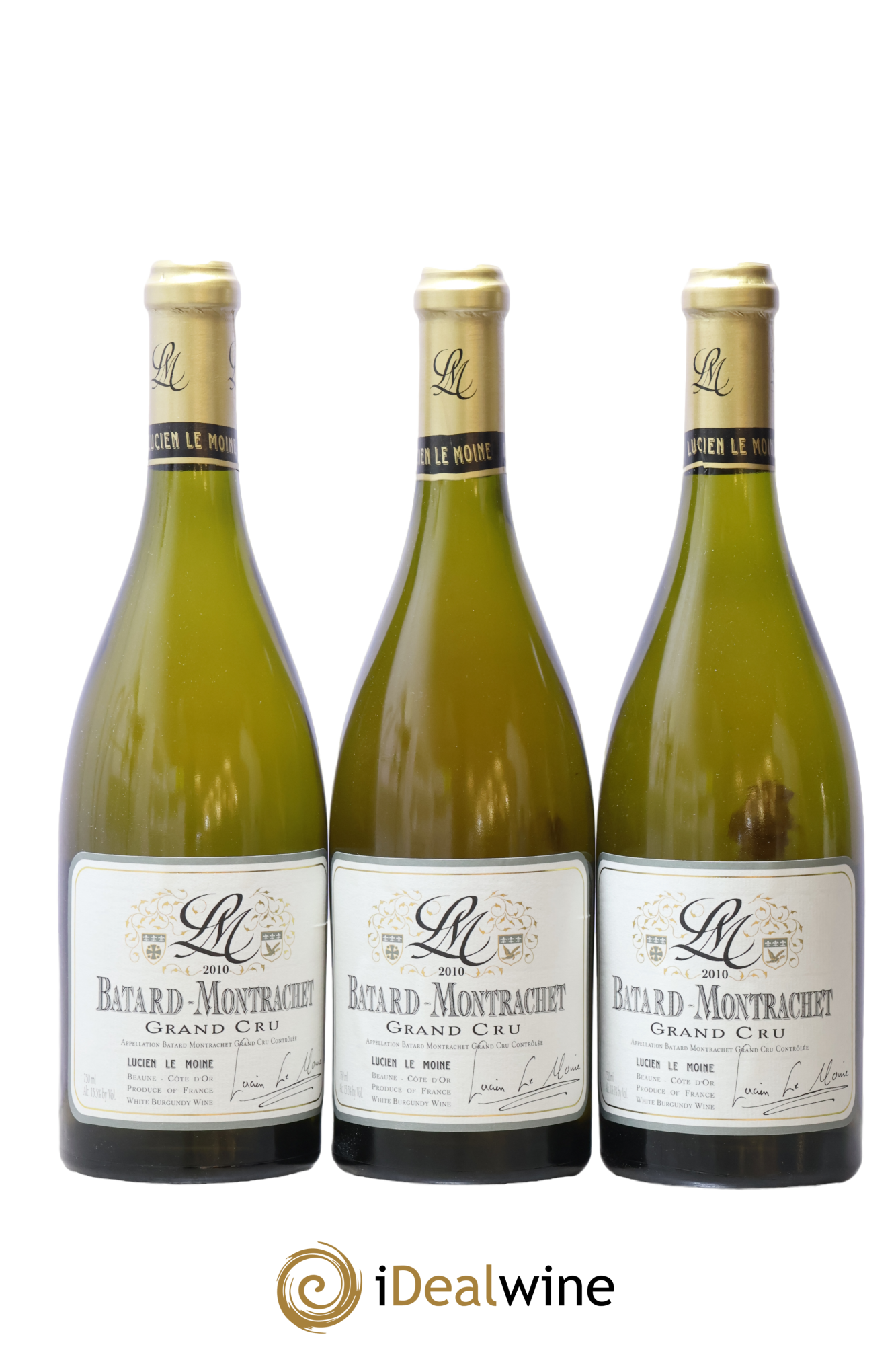 Bâtard-Montrachet Grand Cru Lucien Le Moine 2010 - Lot de 3 bouteilles - 0