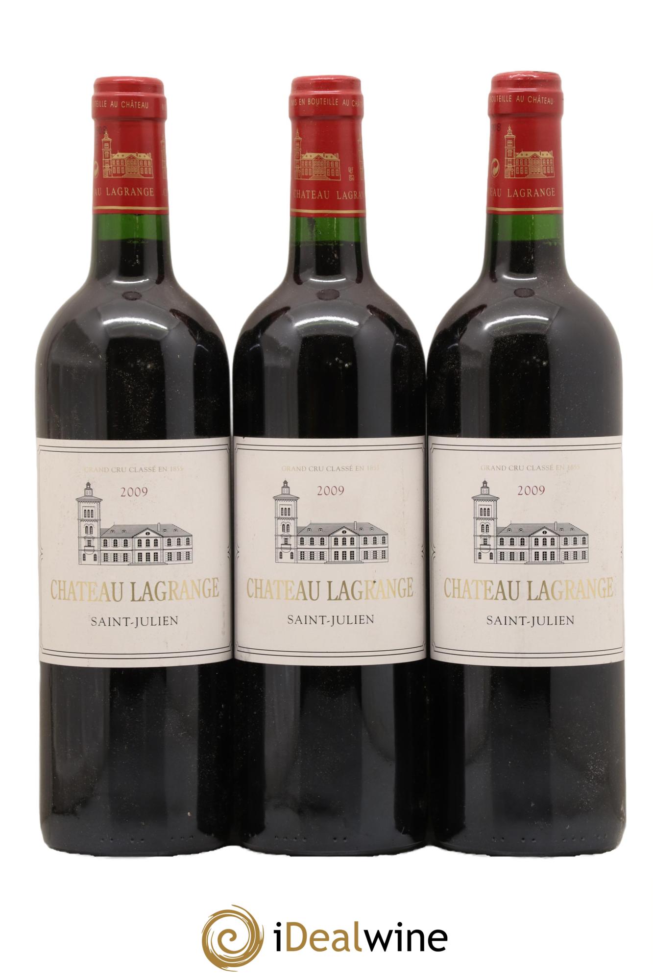 Château Lagrange 3ème Grand Cru Classé 2009 - Lot de 3 bouteilles - 0