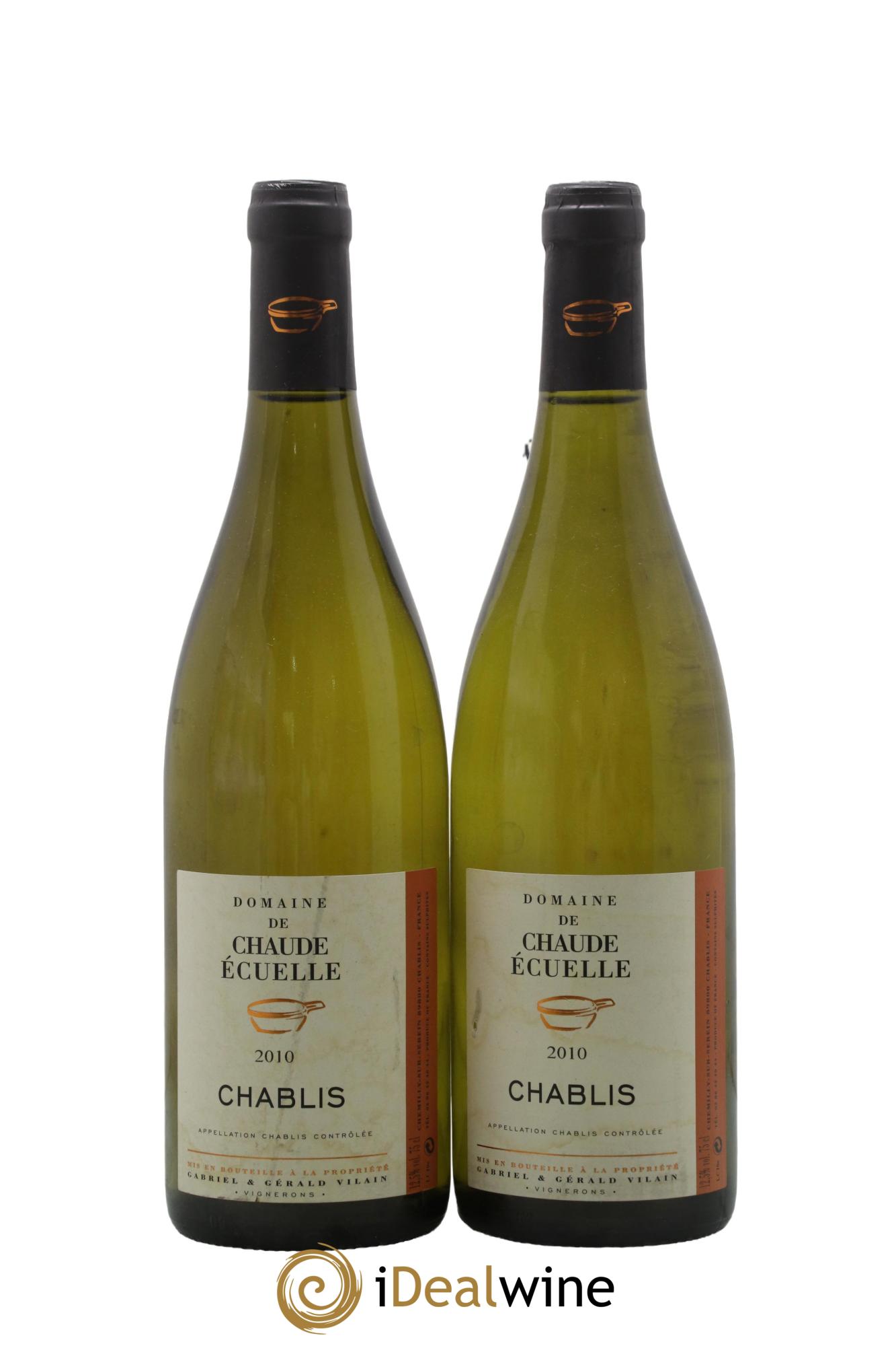 Chablis Domaine de Chaude Écuelle 2010 - Lot de 2 bouteilles - 0