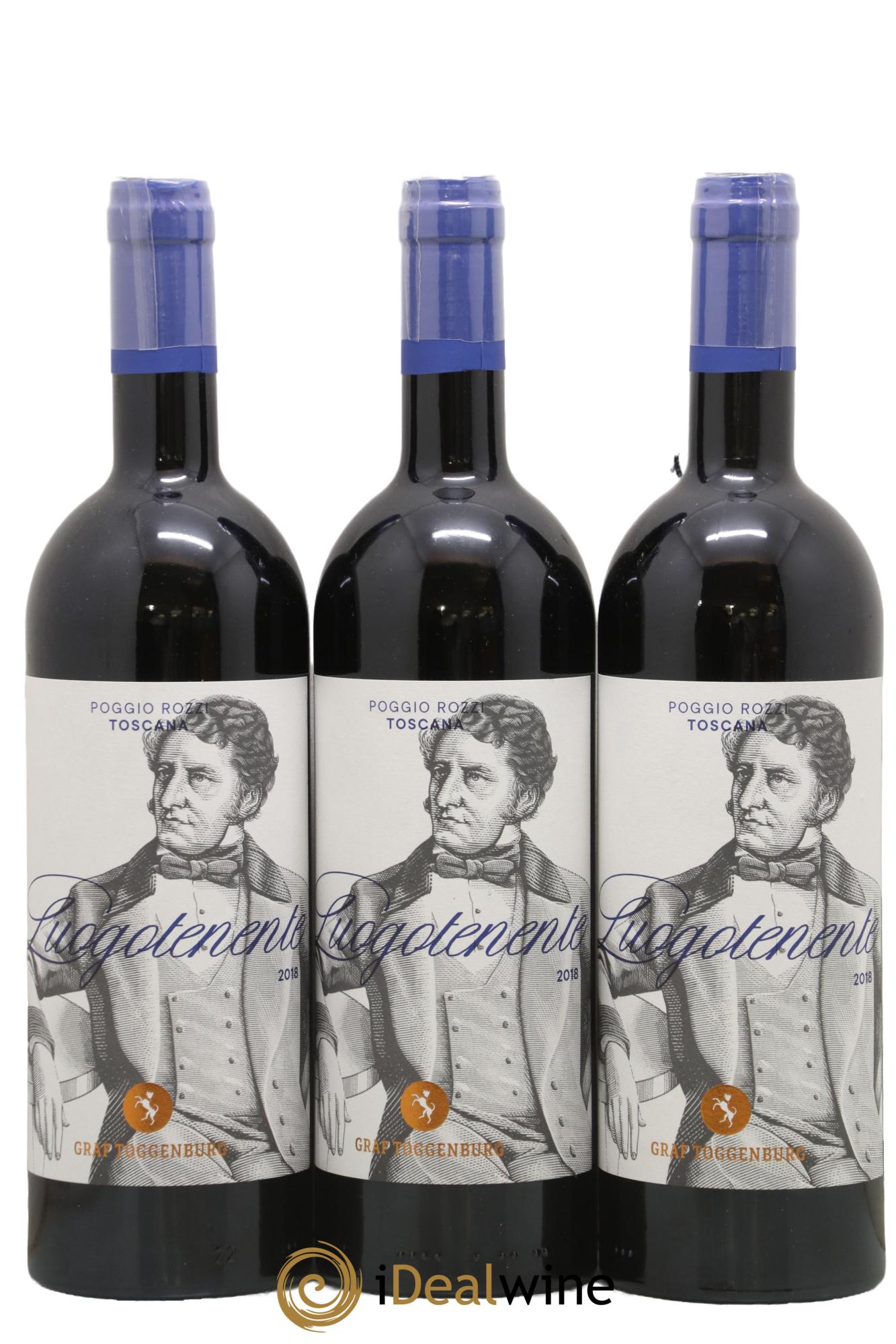 Italie Toscane Luogotenente Graf Toggenburg 2018 - Lot de 3 bouteilles - 0