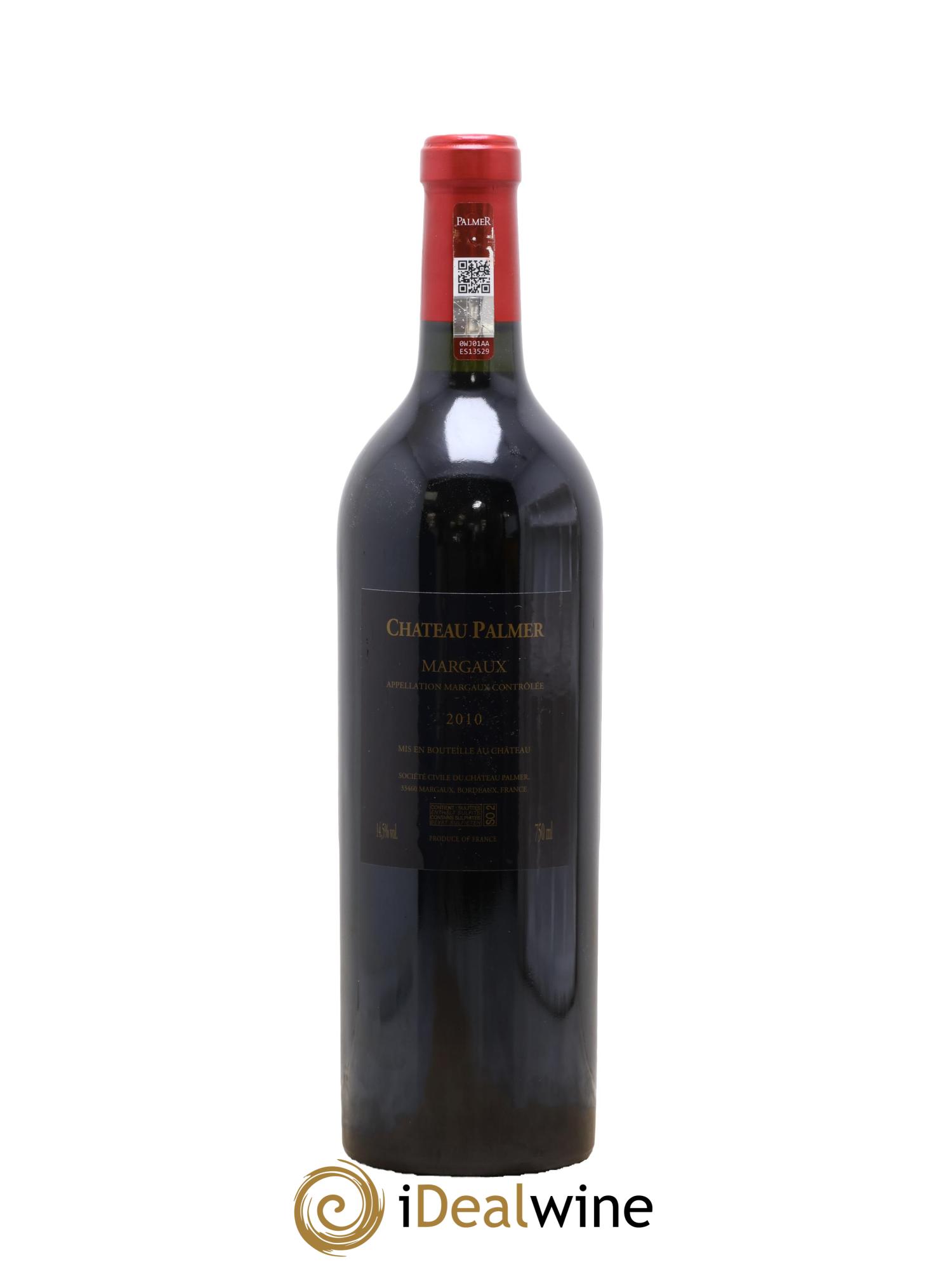 Château Palmer 3ème Grand Cru Classé 2010 - Lot of 1 bottle - 1