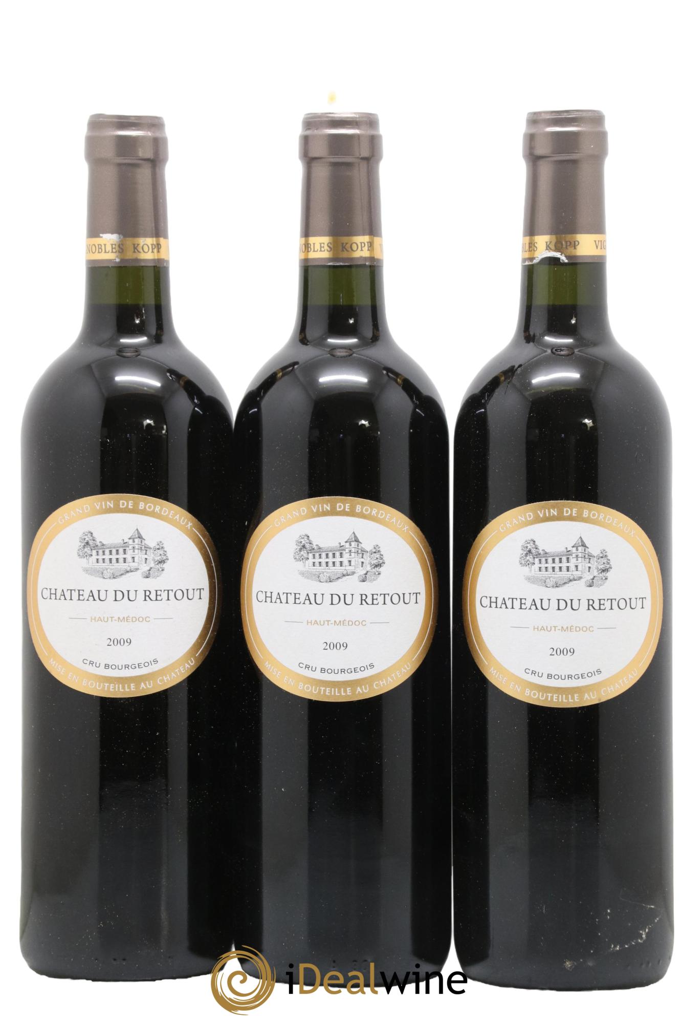 Haut Médoc Château du Retout 2009 - Lot de 3 bouteilles - 0