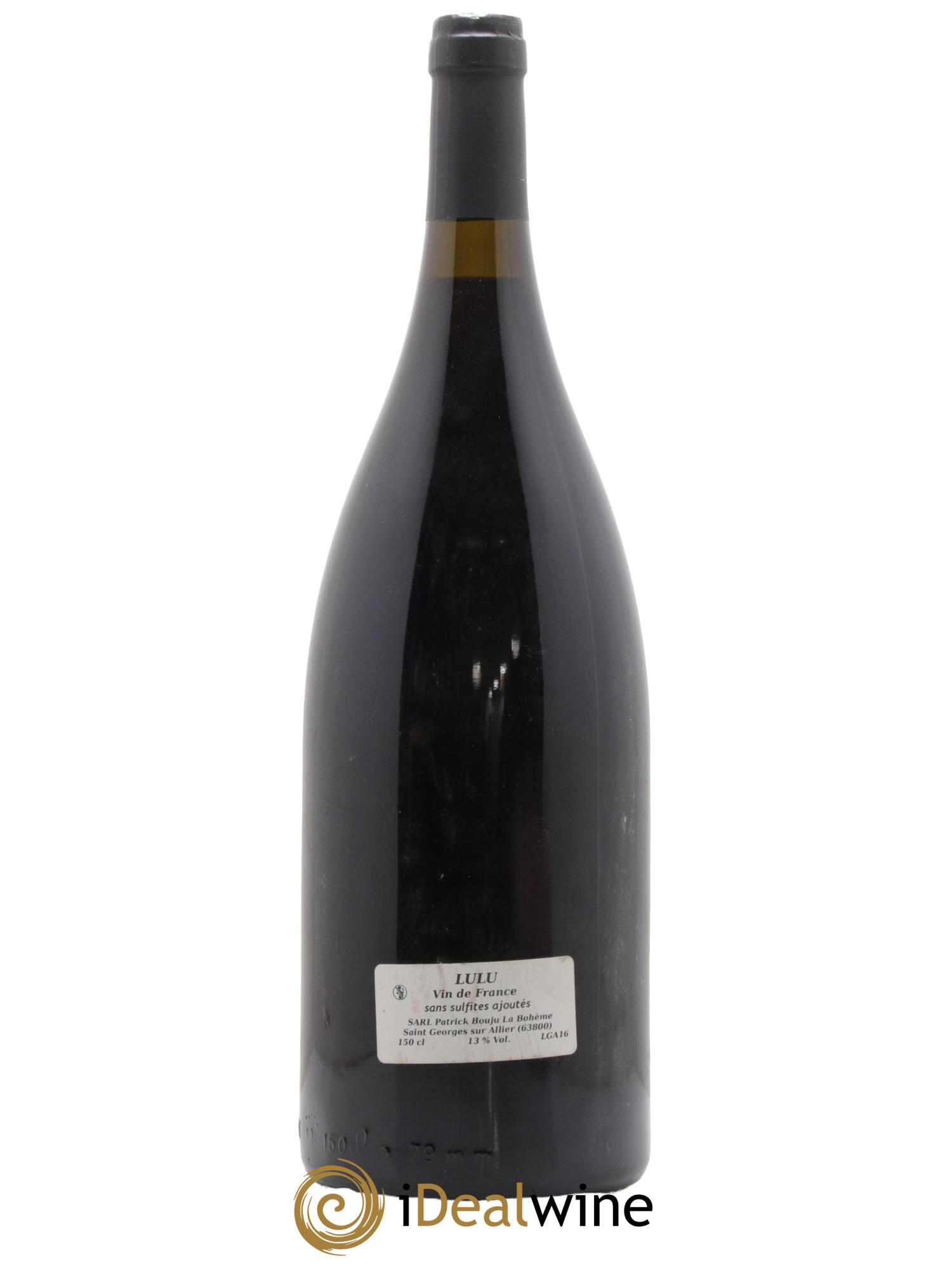 Vin de France Lulu Patrick Bouju - La Bohème 2016 - Lot de 1 magnum - 1