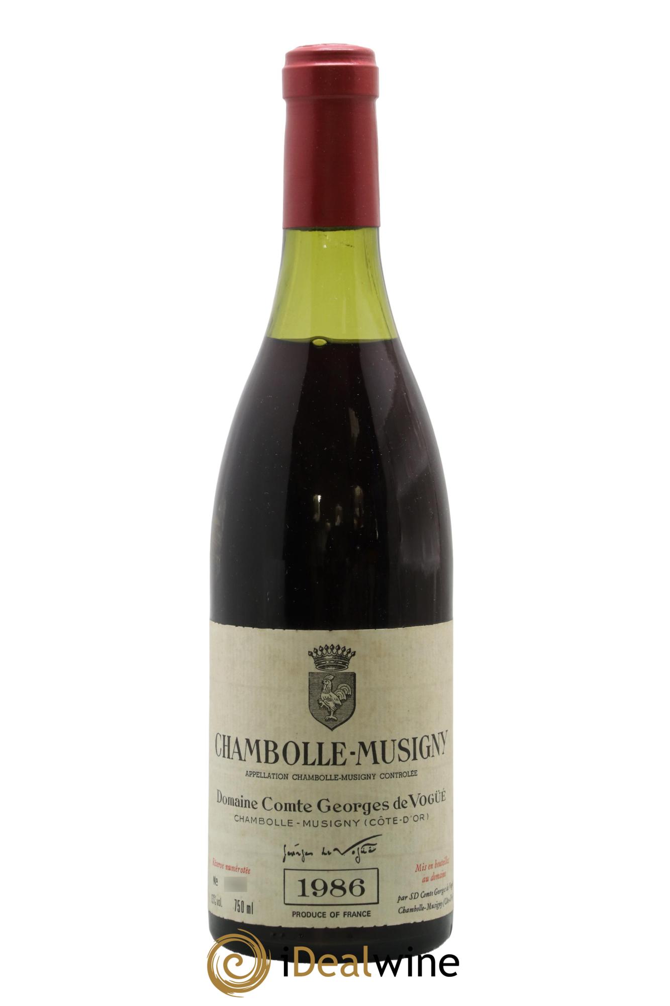 Chambolle-Musigny Comte Georges de Vogüé 1986 - Lot of 1 bottle - 0