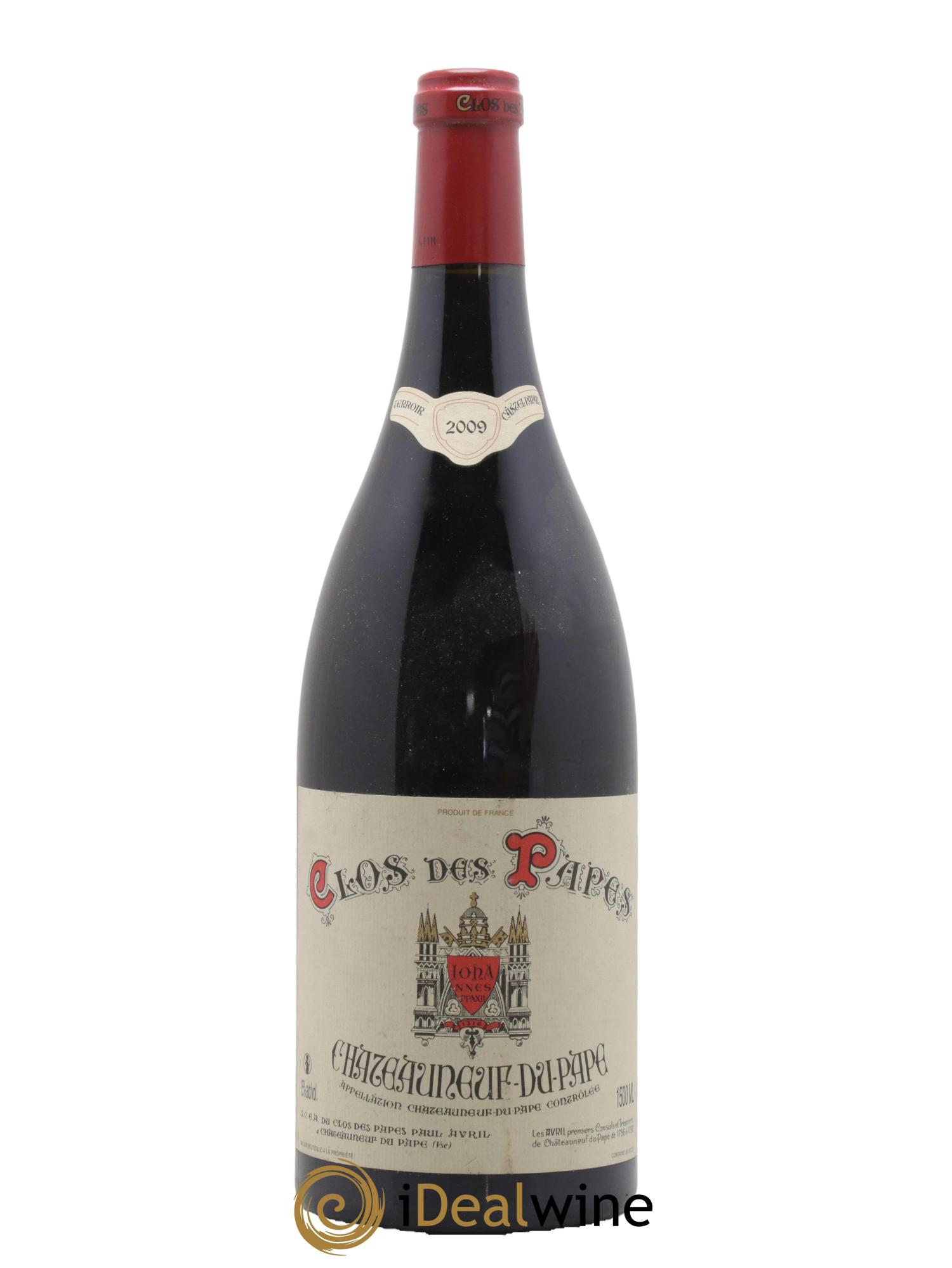 Châteauneuf-du-Pape Clos des Papes - Paul Avril 2009 - Lot de 1 magnum - 0