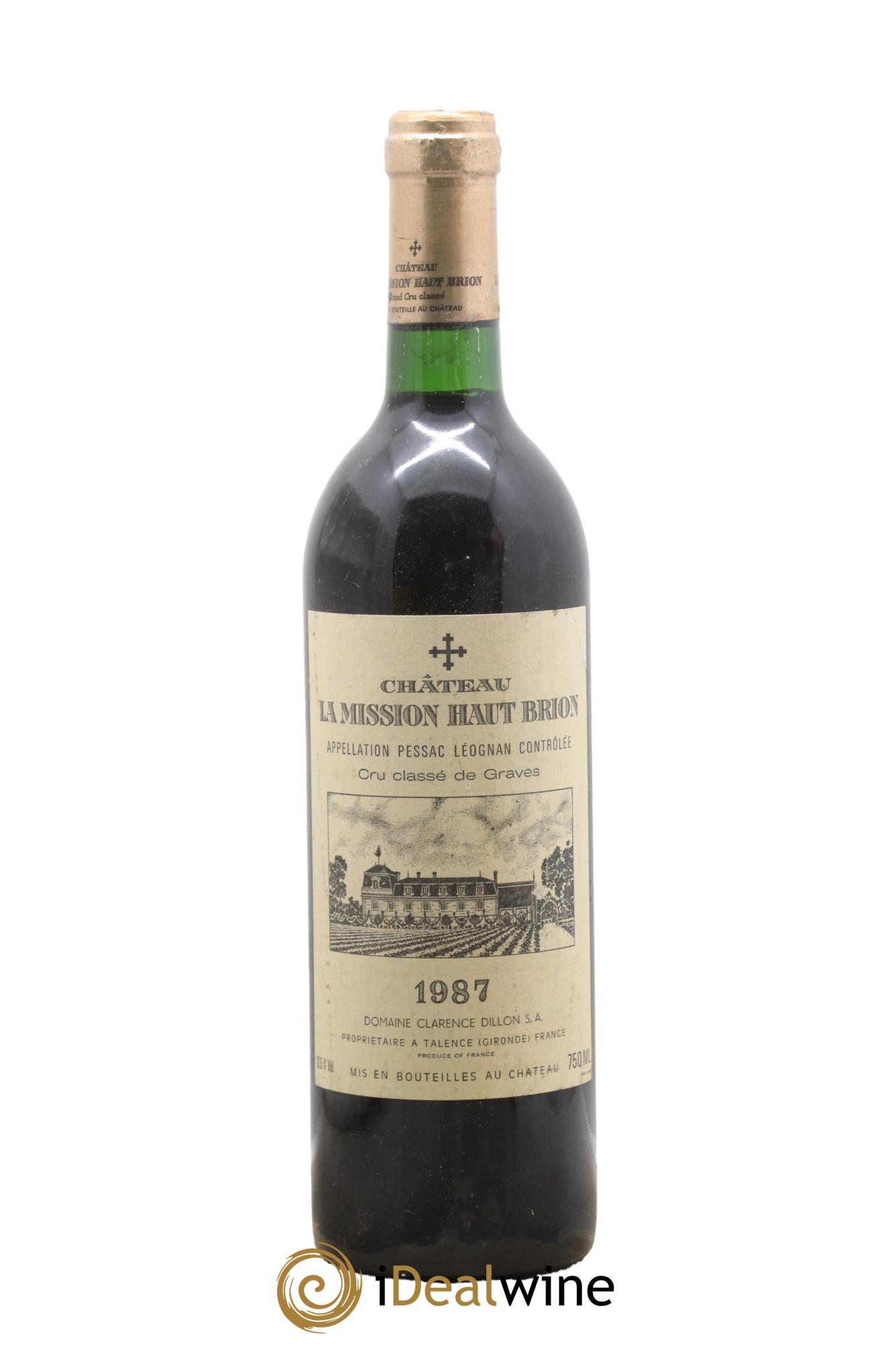 Château la Mission Haut-Brion Cru Classé de Graves 1987 - Posten von 1 Flasche - 0