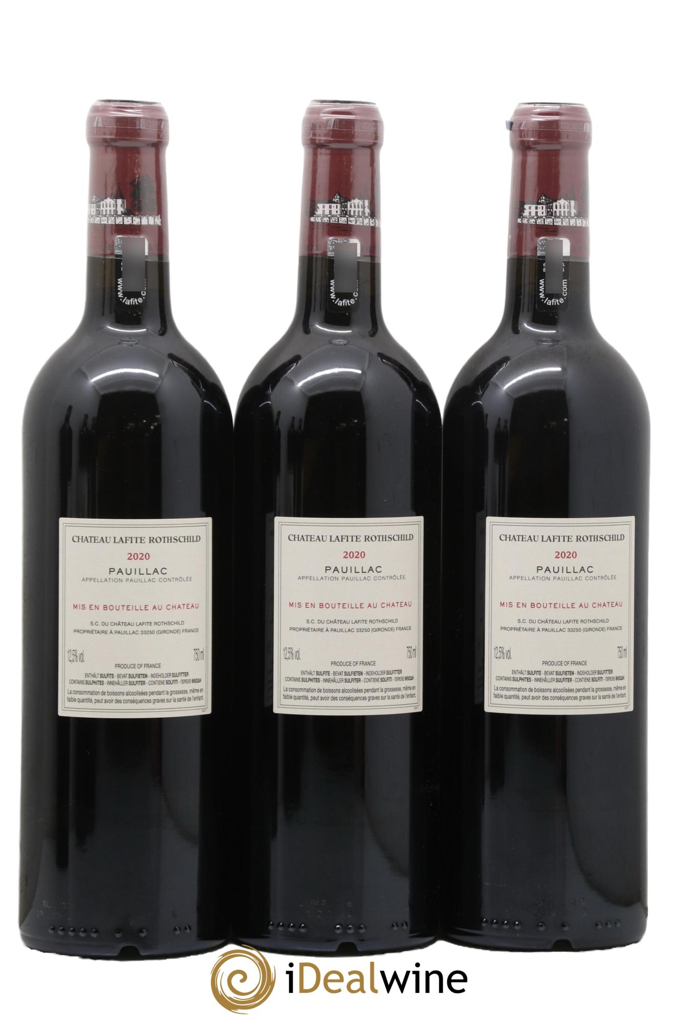 Château Lafite Rothschild 1er Grand Cru Classé 2020 - Lot de 6 bouteilles - 2