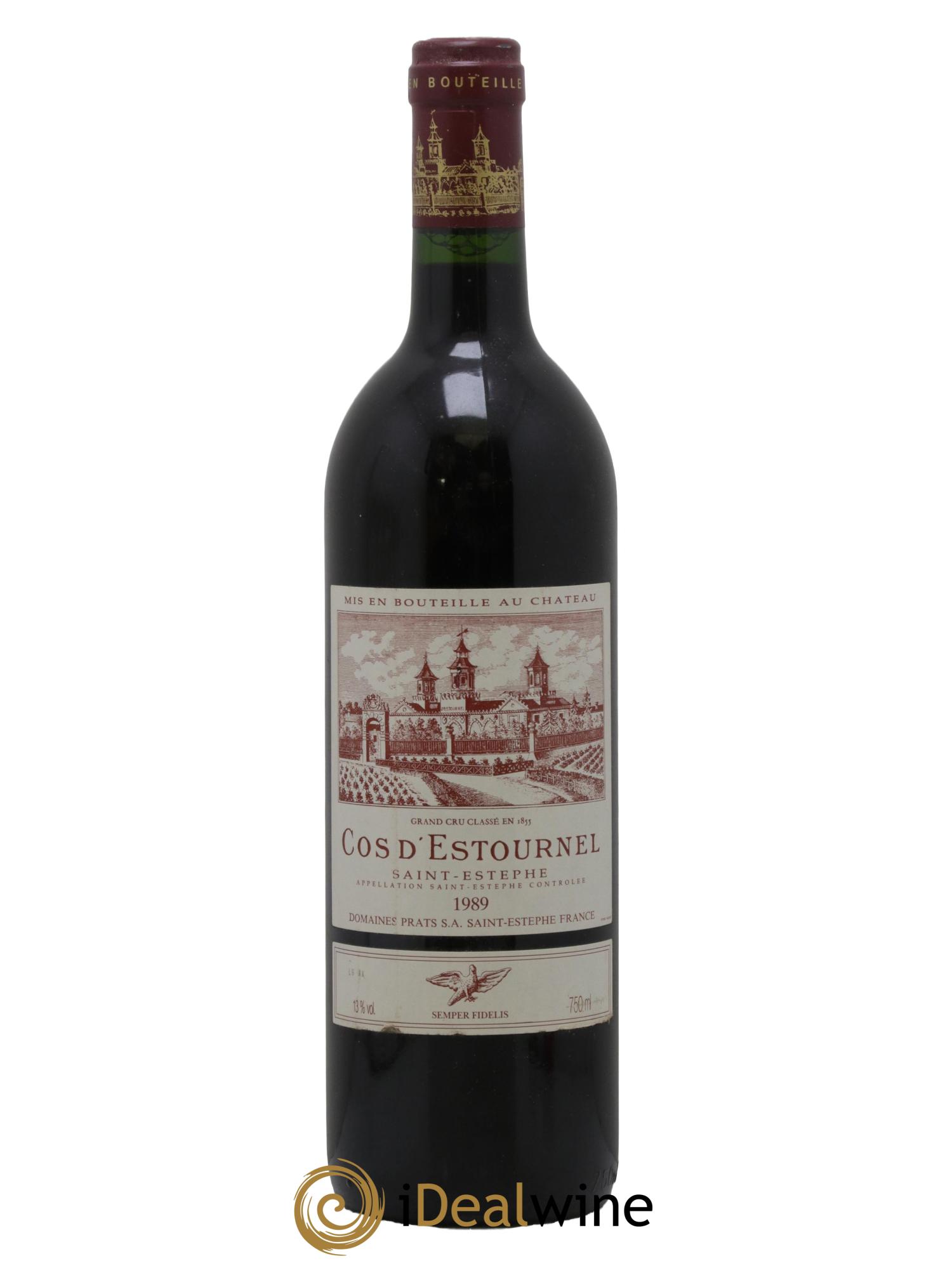 Cos d'Estournel 2ème Grand Cru Classé 1989 - Lot de 1 bouteille - 0