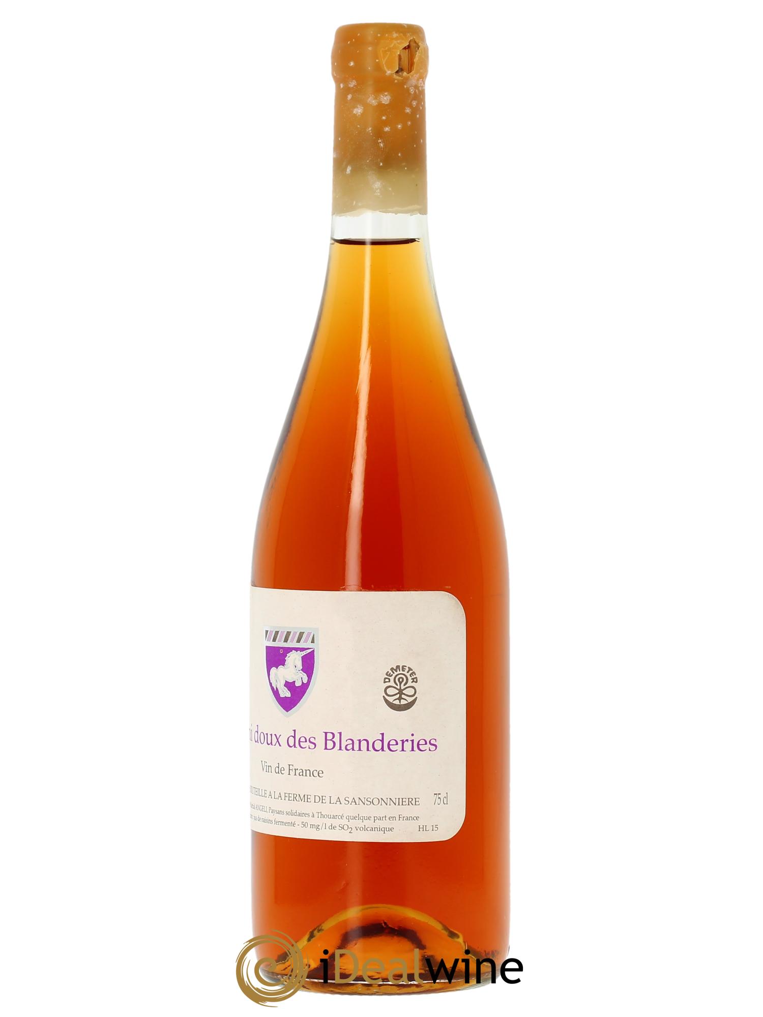 Vin de France Le Demi-doux des Blanderies Mark Angeli (Domaine) - Ferme de la Sansonnière 2010 - Lot of 1 bottle - 1