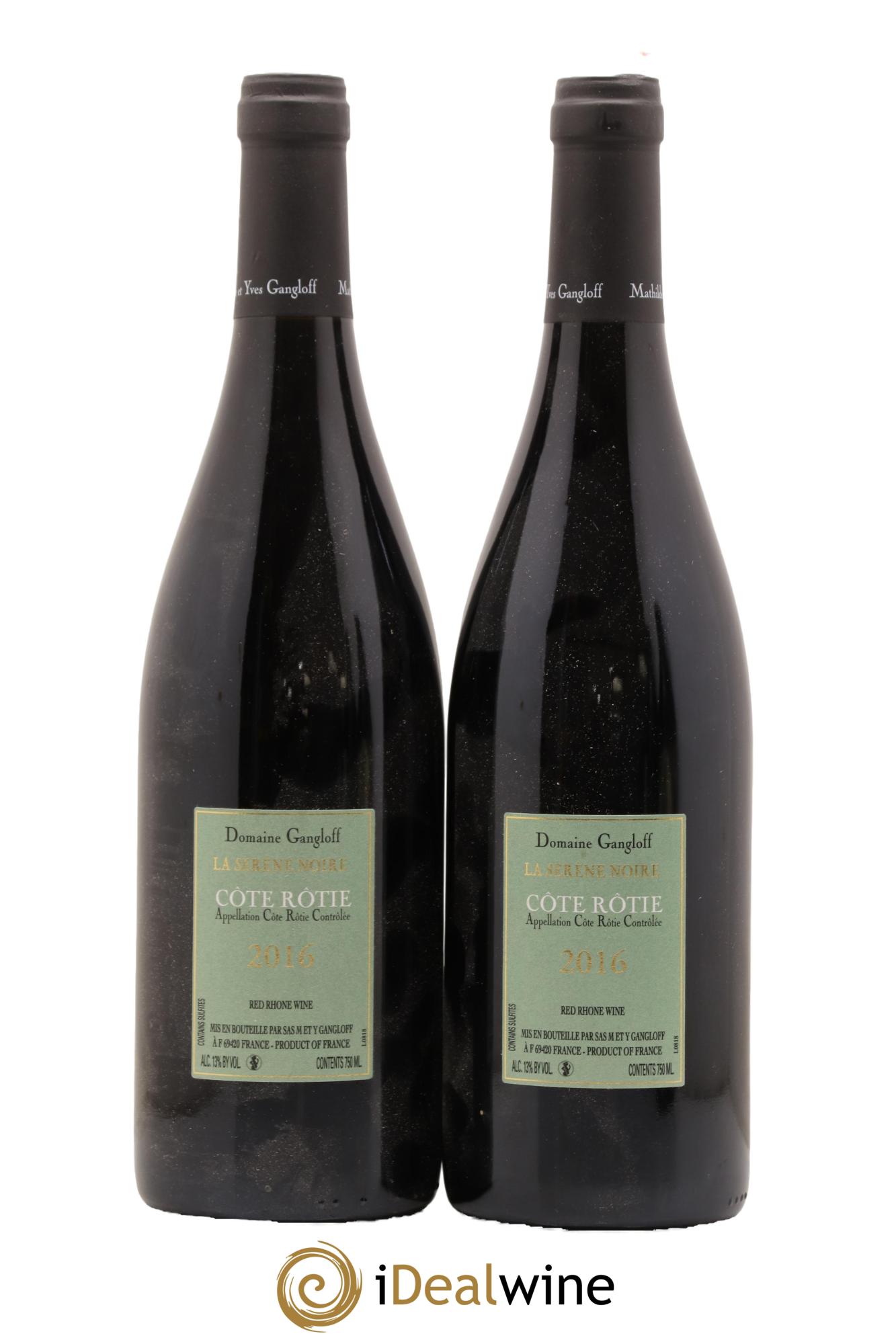 Côte-Rôtie La Sereine Noire Gangloff (Domaine) 2016 - Lot de 2 bouteilles - 1