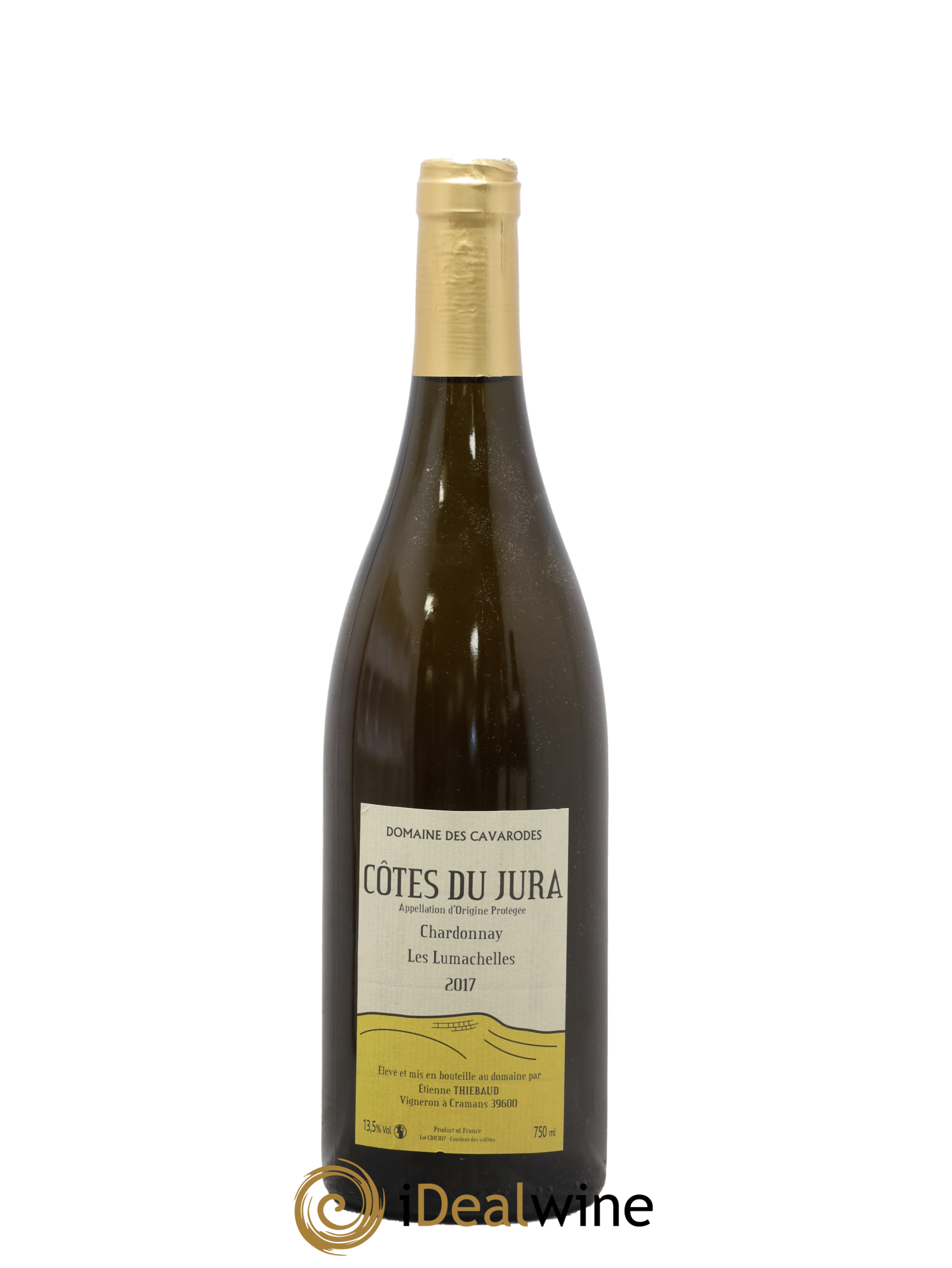 Côtes du Jura Chardonnay Les Lumachelles Cavarodes (Domaine des) - Etienne Thiébaud 2017 - Posten von 1 Flasche - 0