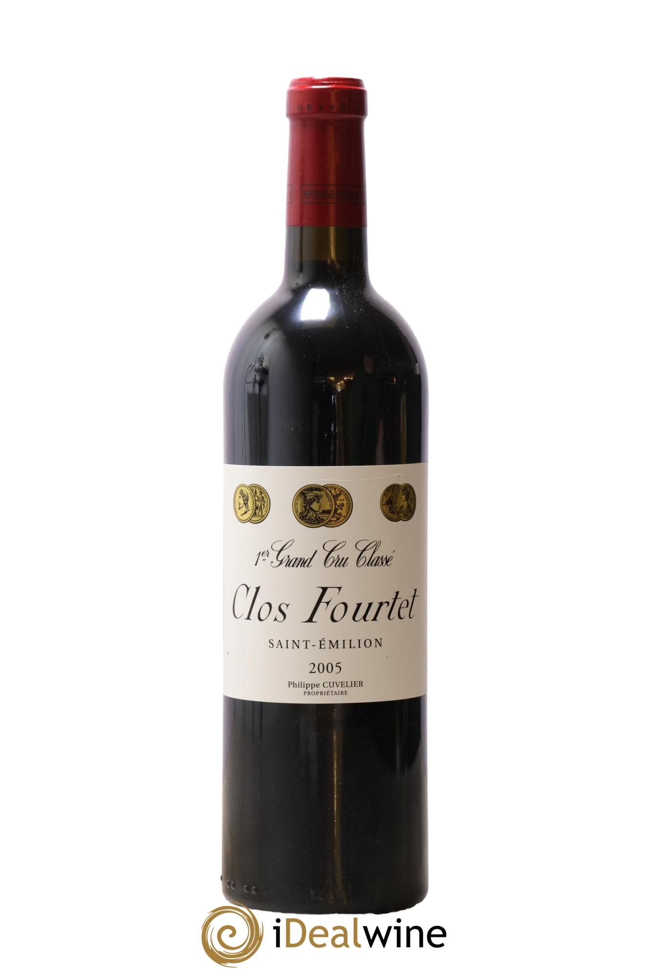 Clos Fourtet 1er Grand Cru Classé B 2005 - Lot de 1 bouteille - 0