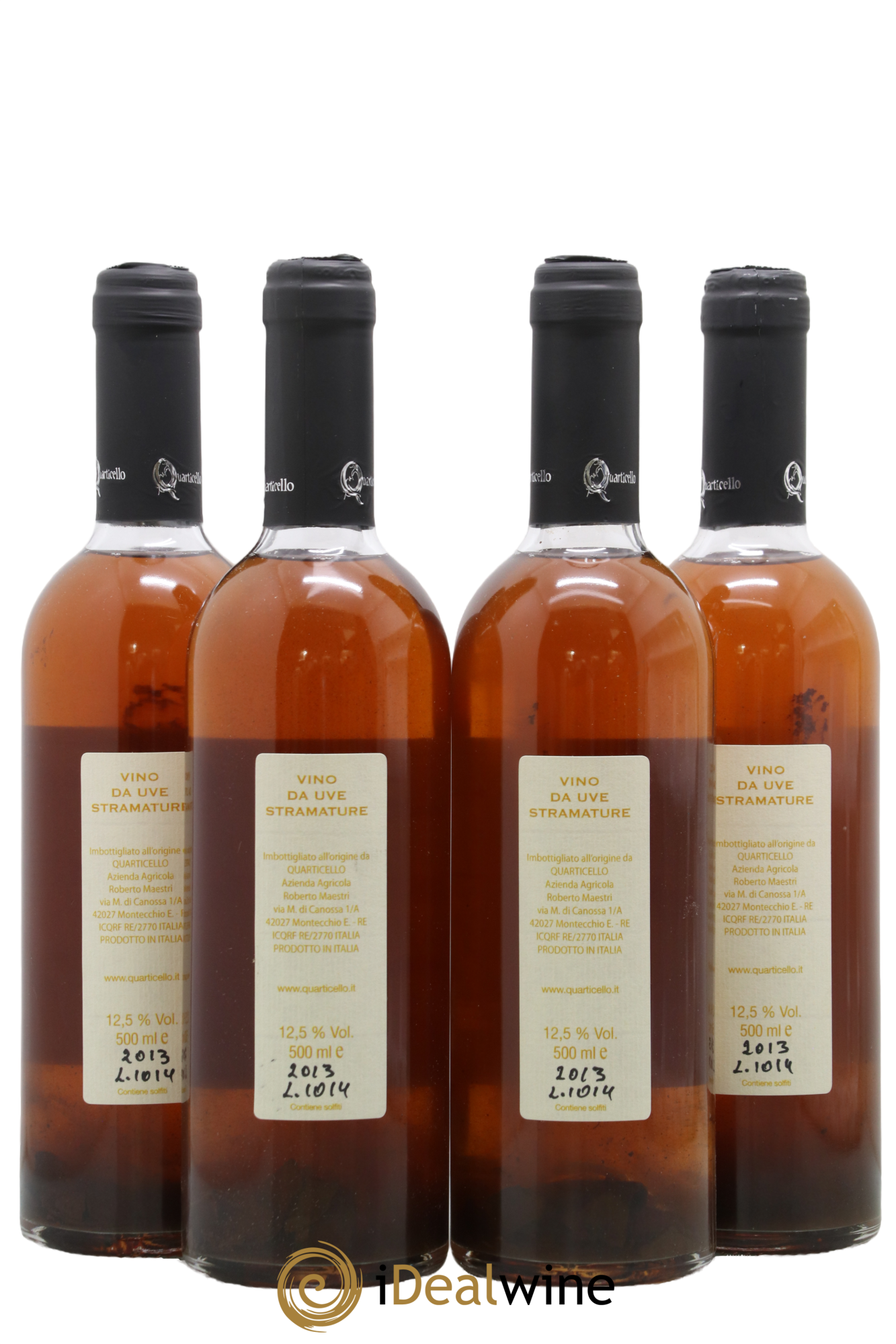 Italie IGT Vino da Uve Stramature Stradora Quarticello Azienda Agricola Roberto Maestri 2013 - Lot of 4 500ml formats - 1