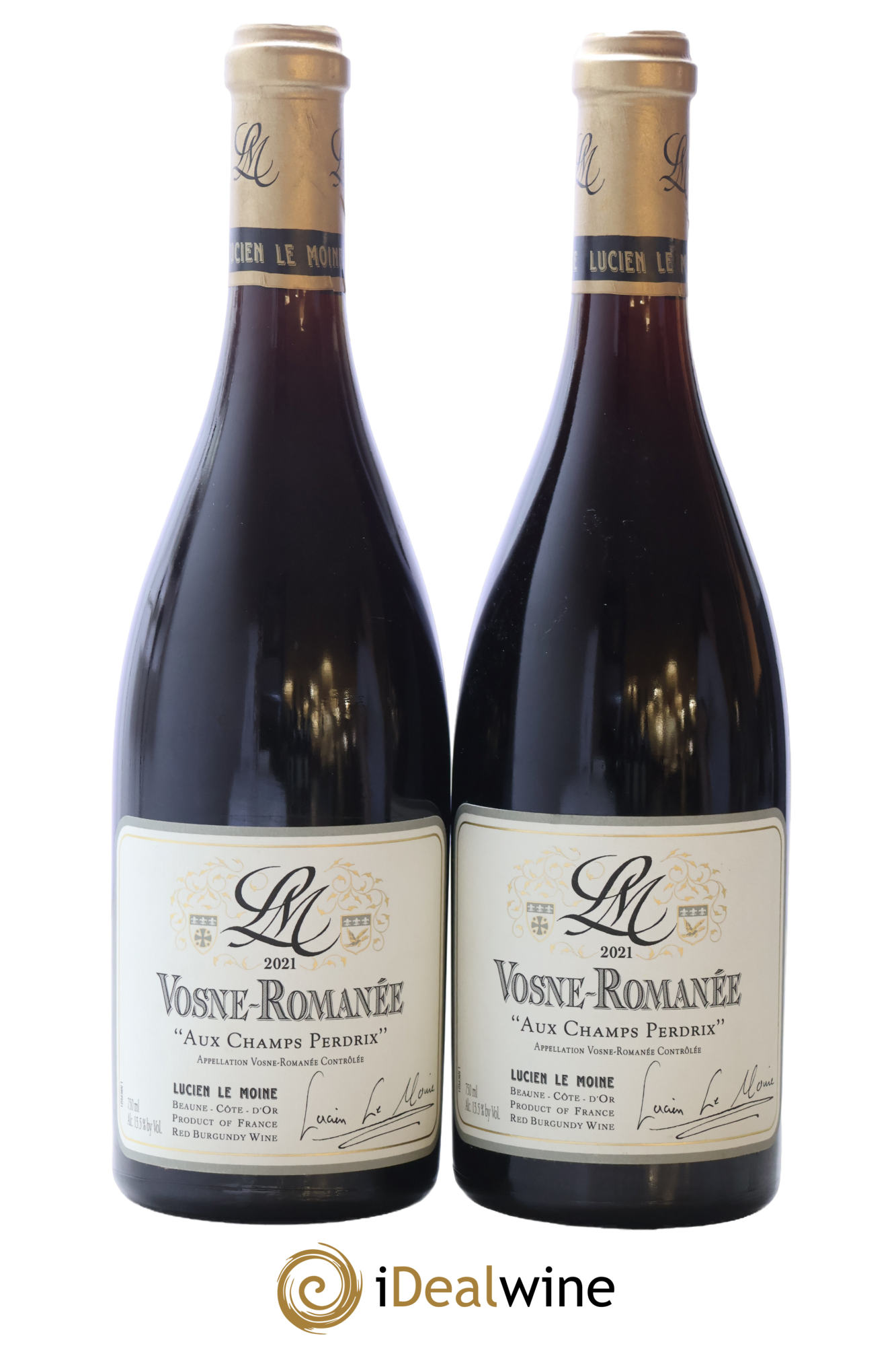 Vosne-Romanée Aux Champs Perdrix Lucien Le Moine 2021 - Lot de 2 bouteilles - 0