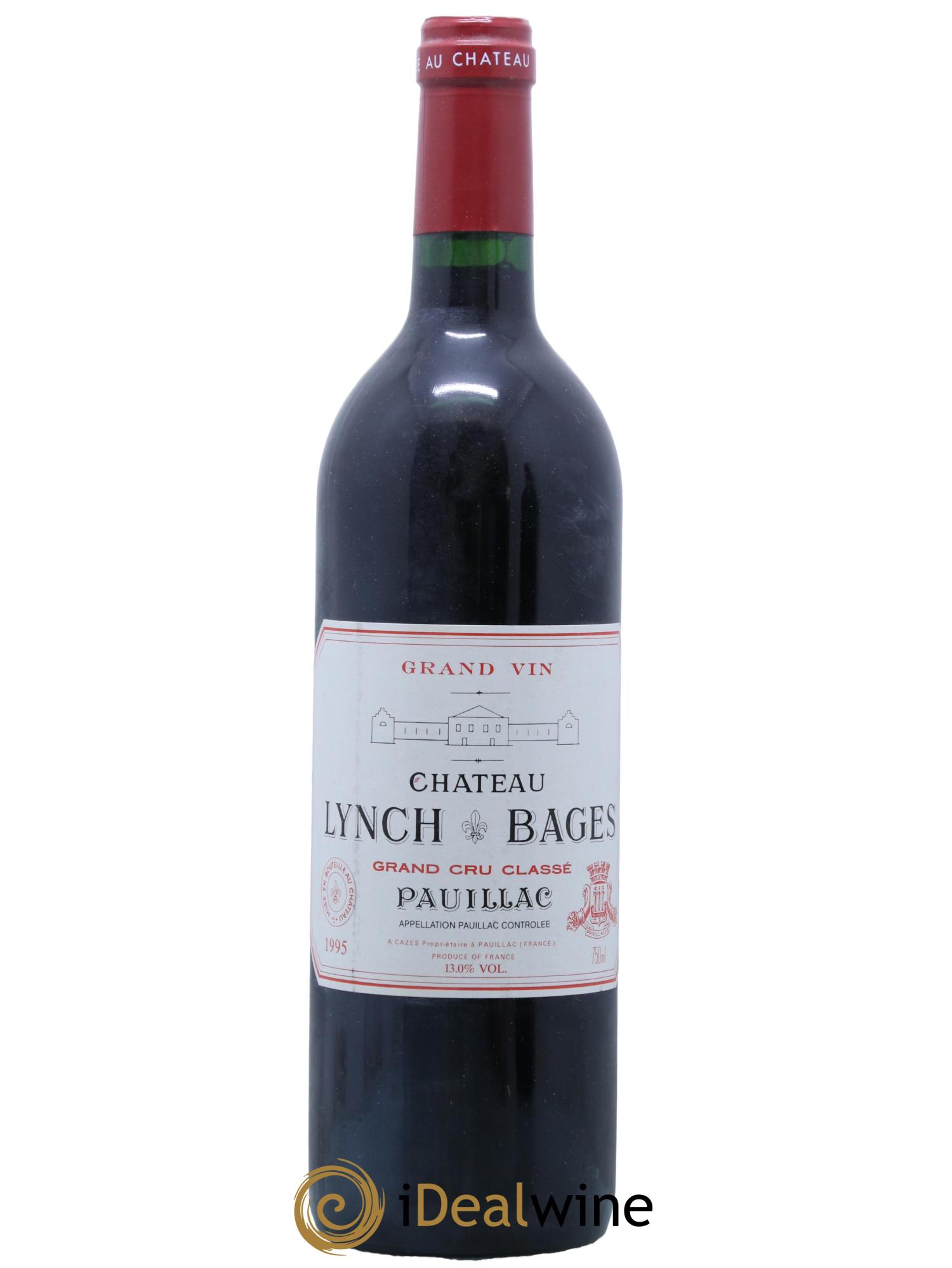 Château Lynch Bages 5ème Grand Cru Classé 1995 - Lot de 1 bouteille - 0