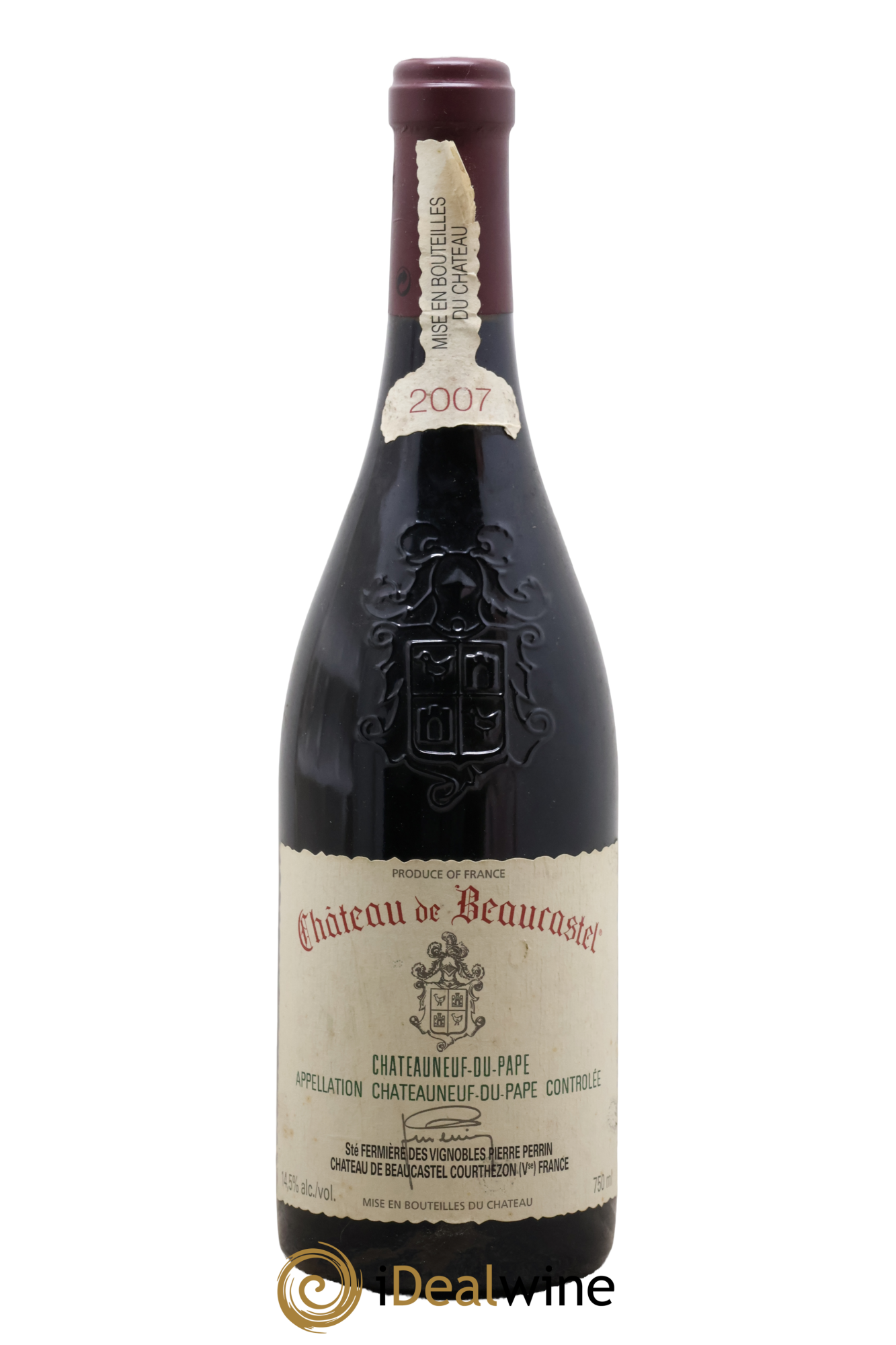 Châteauneuf-du-Pape Château de Beaucastel Famille Perrin 2007 - Lot de 1 bouteille - 0