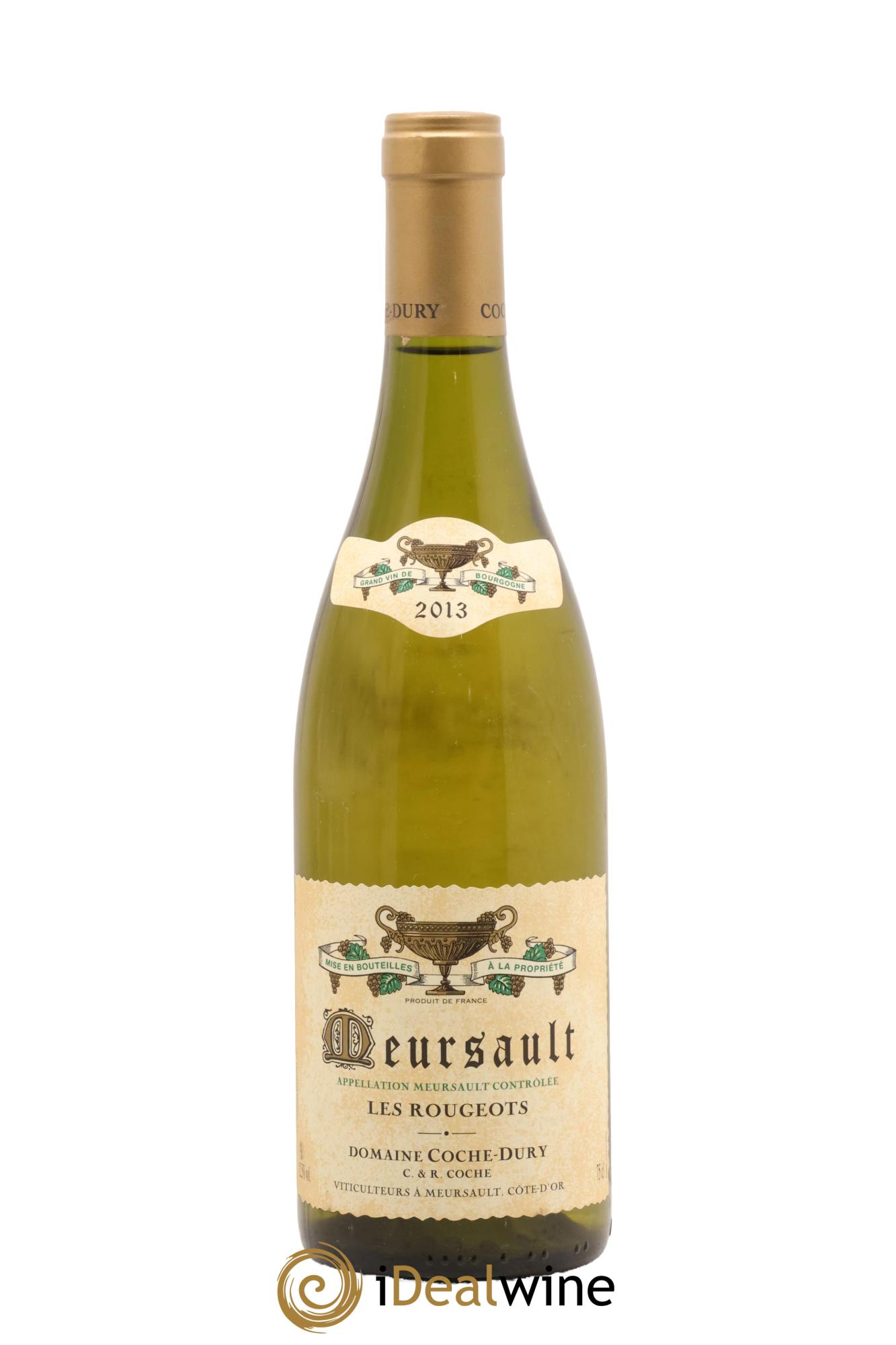 Meursault Les Rougeots Coche Dury (Domaine) 2013 - Lot of 1 bottle - 0