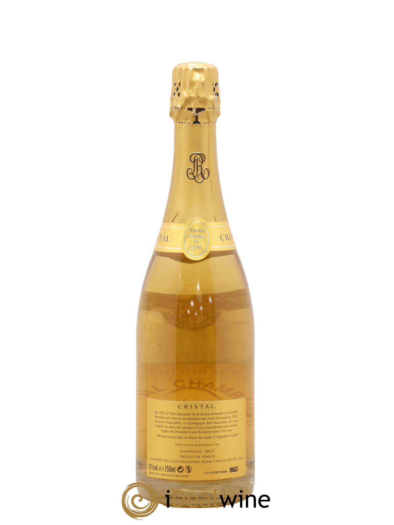 Cristal Louis Roederer 2009 - Lot of 1 bottle - 1
