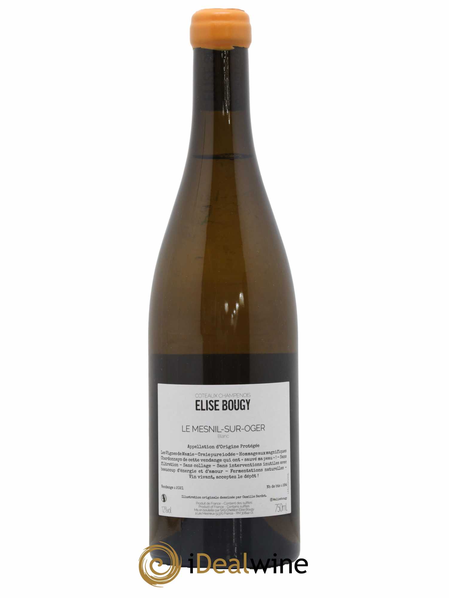 Coteaux Champenois Sauver ma peau Elise Bougy Sauver Ma Peau Elise Bougy 2021 - Lot de 1 bouteille - 1