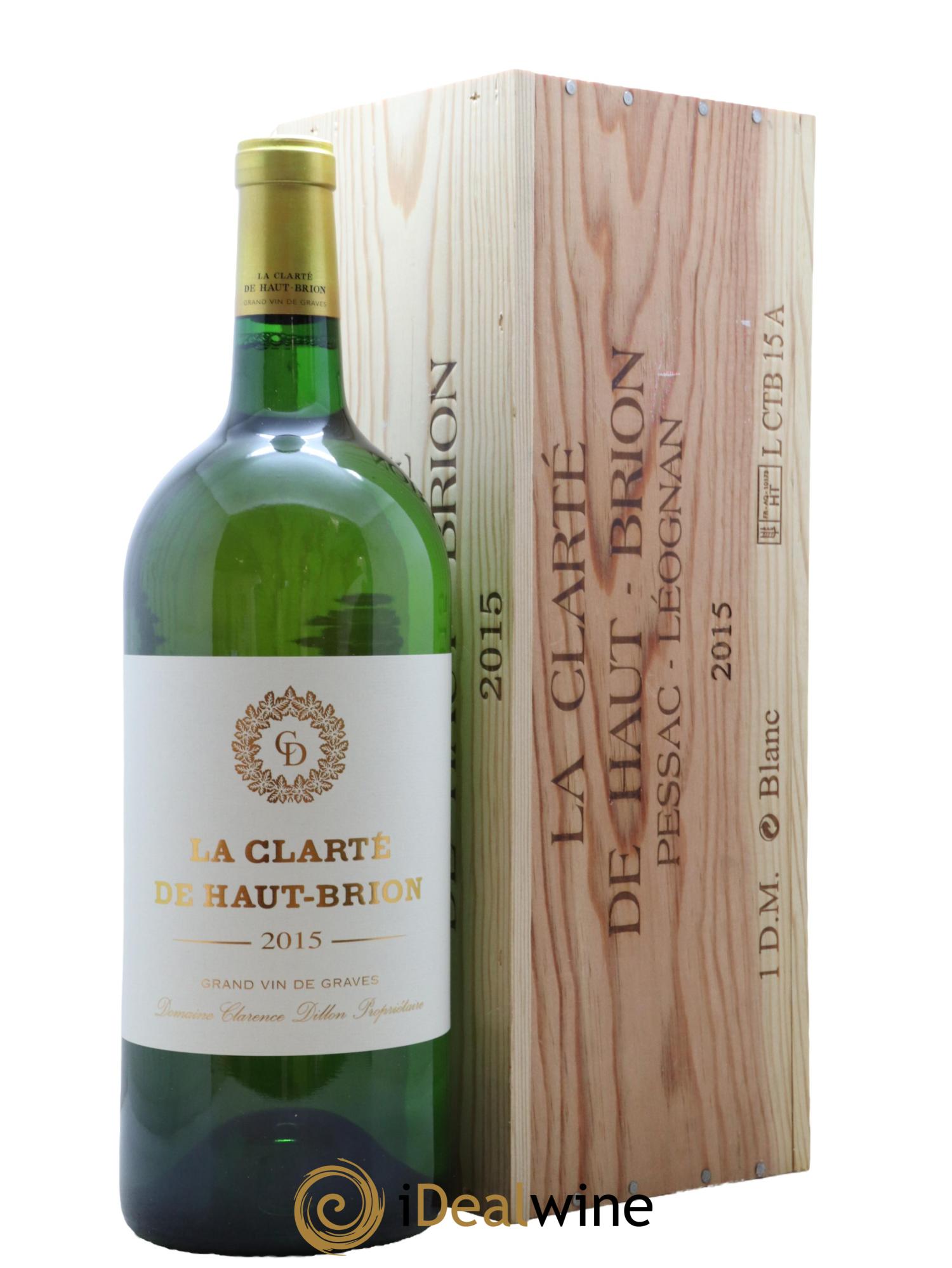 La Clarté de Haut Brion Second Vin 2015 - Lot de 1 double magnum - 0