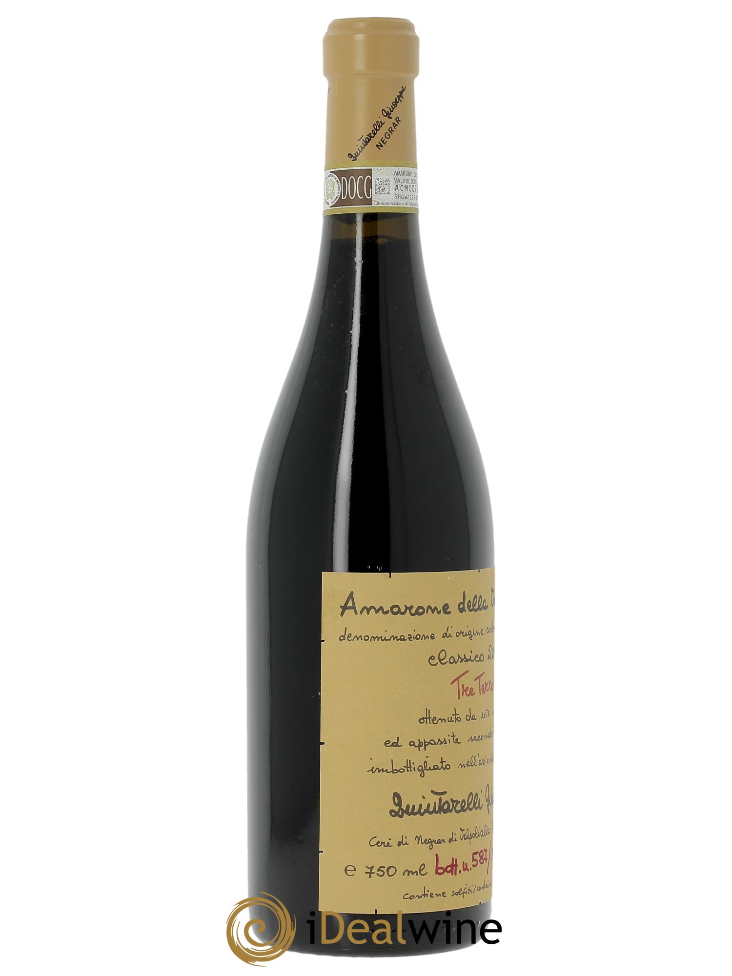 Amarone della Valpolicella DOCG Giuseppe Quintarelli Tre Terre 2013 - Posten von 1 Flasche - 2