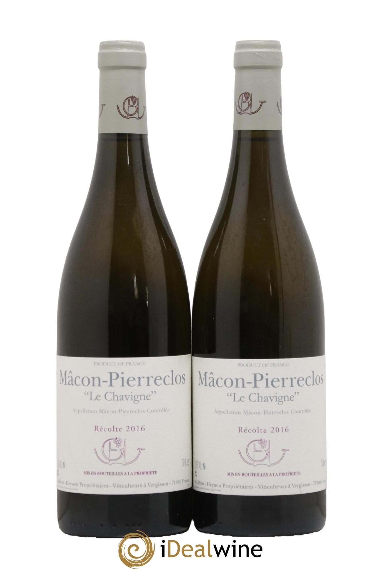 Mâcon-Pierreclos Le Chavigne Guffens-Heynen 2016 - Lot de 2 bouteilles - 0