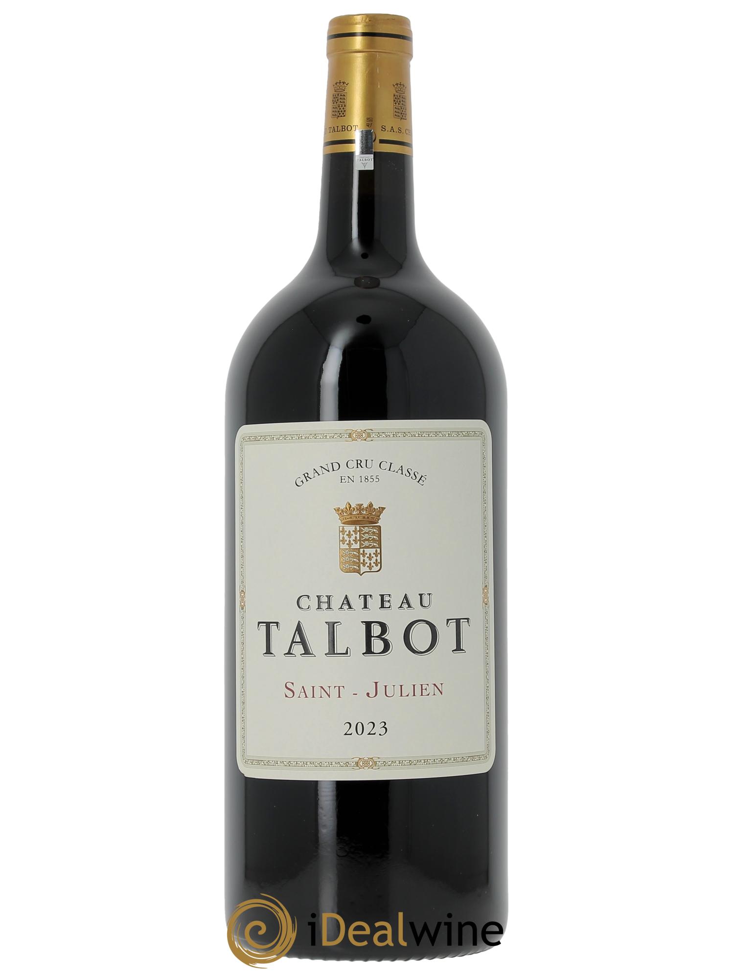 Château Talbot 4ème Grand Cru Classé  2023 - Lot de 1 double magnum - 1