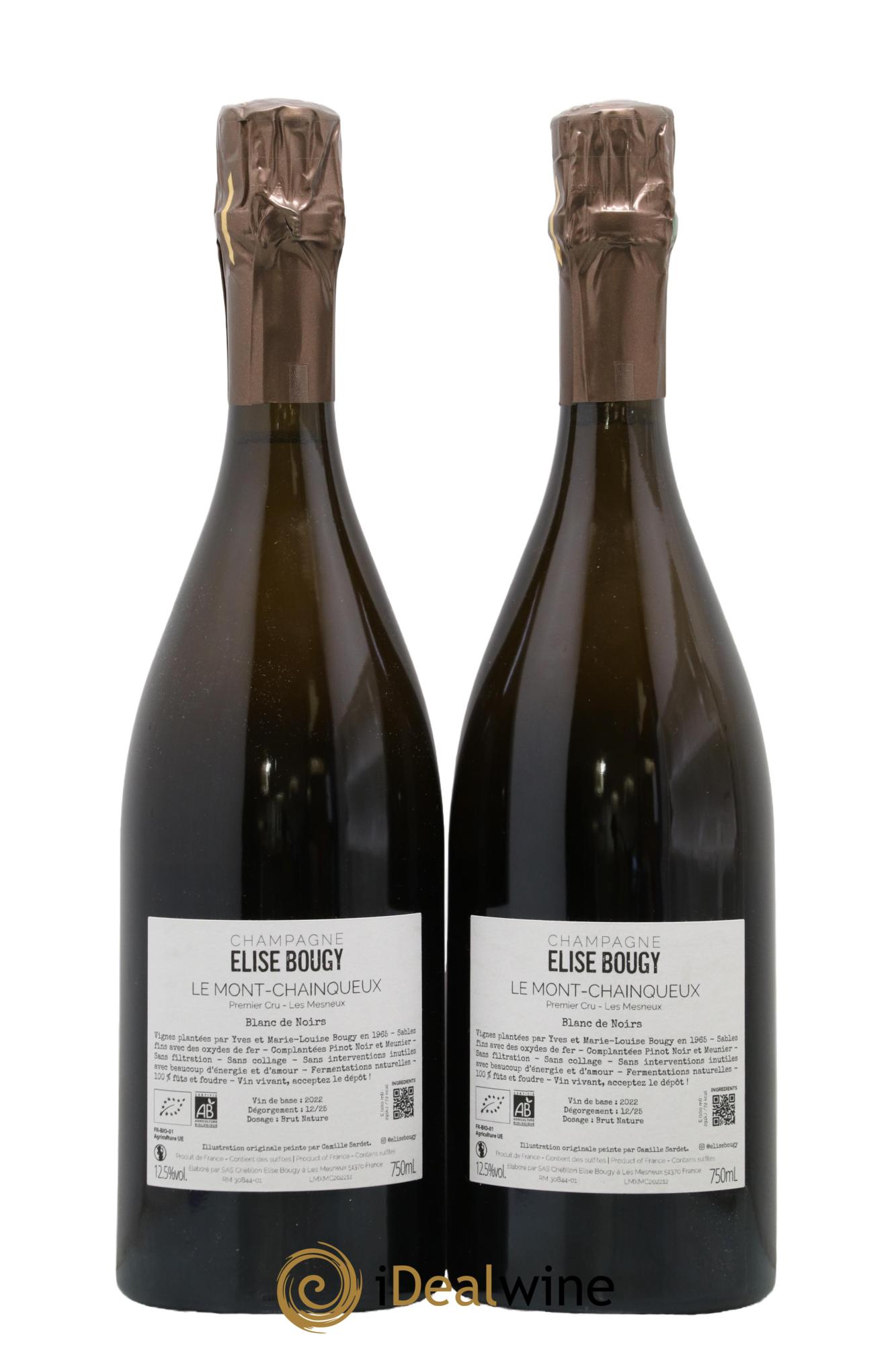 Les Mesneux Le Mont Chainqueux Elise Bougy - Lotto di 2 bottiglie - 1