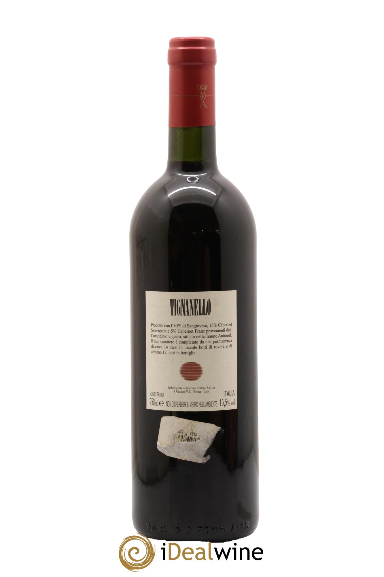 Toscana IGT Tignanello Tenuta Tignanello - Marchesi Antinori 1998 - Lot de 1 bouteille - 1