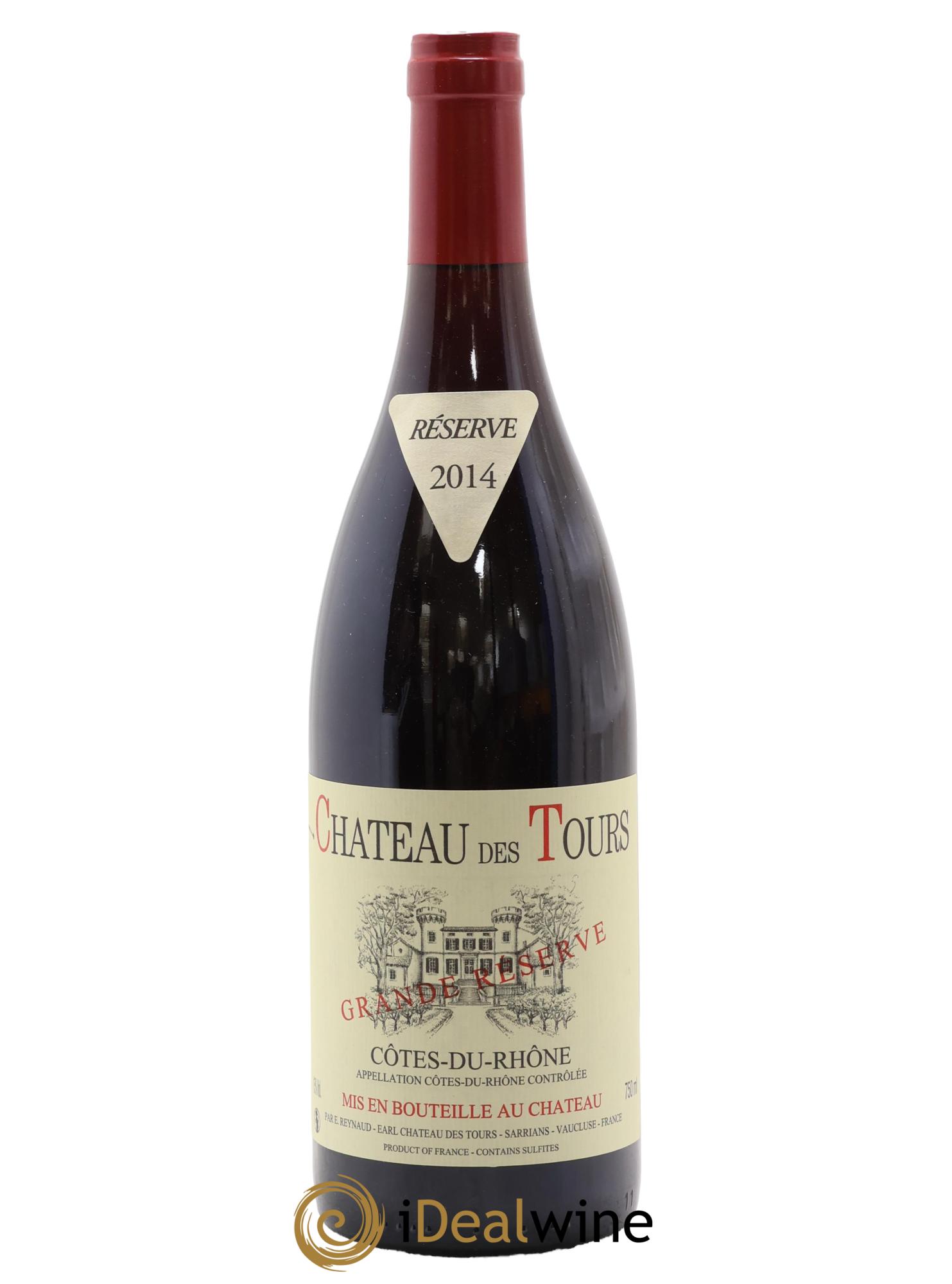 Côtes-du-Rhône Château des Tours Grande Réserve Emmanuel Reynaud 2014 - Posten von 1 Flasche - 0