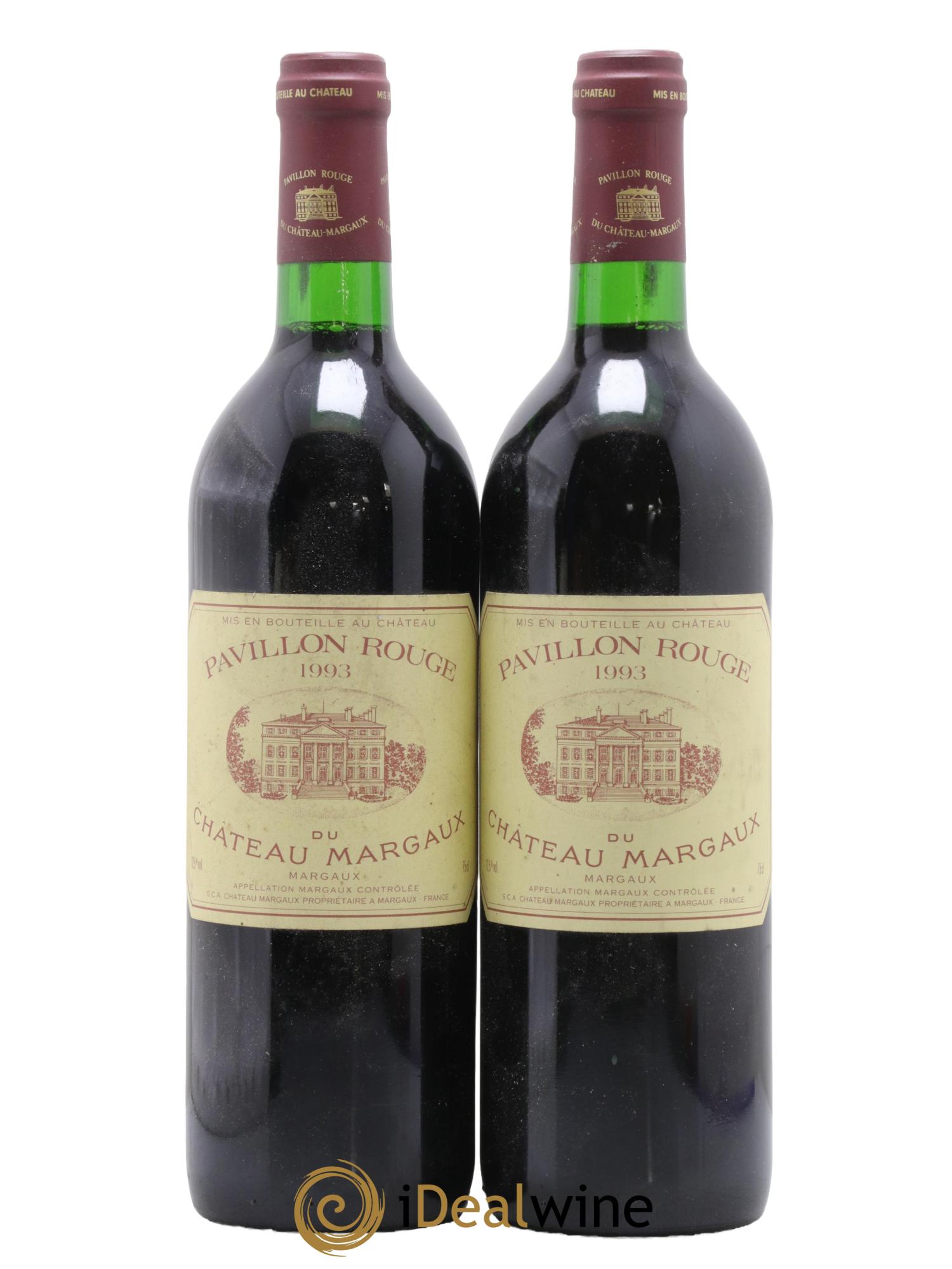 Pavillon Rouge du Château Margaux Second Vin 1993 - Lot de 2 bouteilles - 0