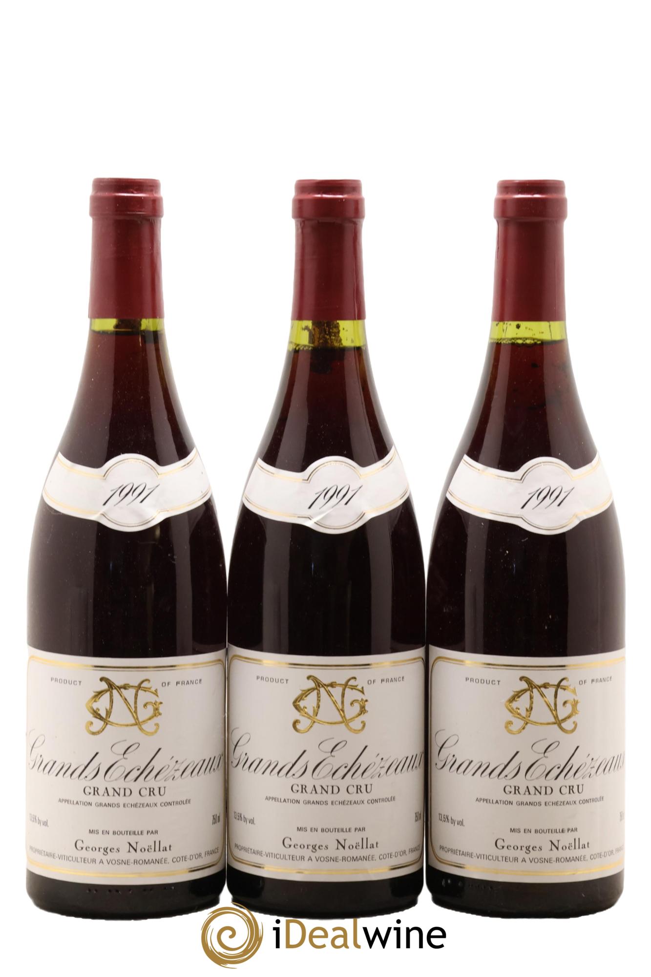Grands-Echezeaux Grand Cru Georges Noëllat (Domaine) 1991 - Lot de 3 bouteilles - 0