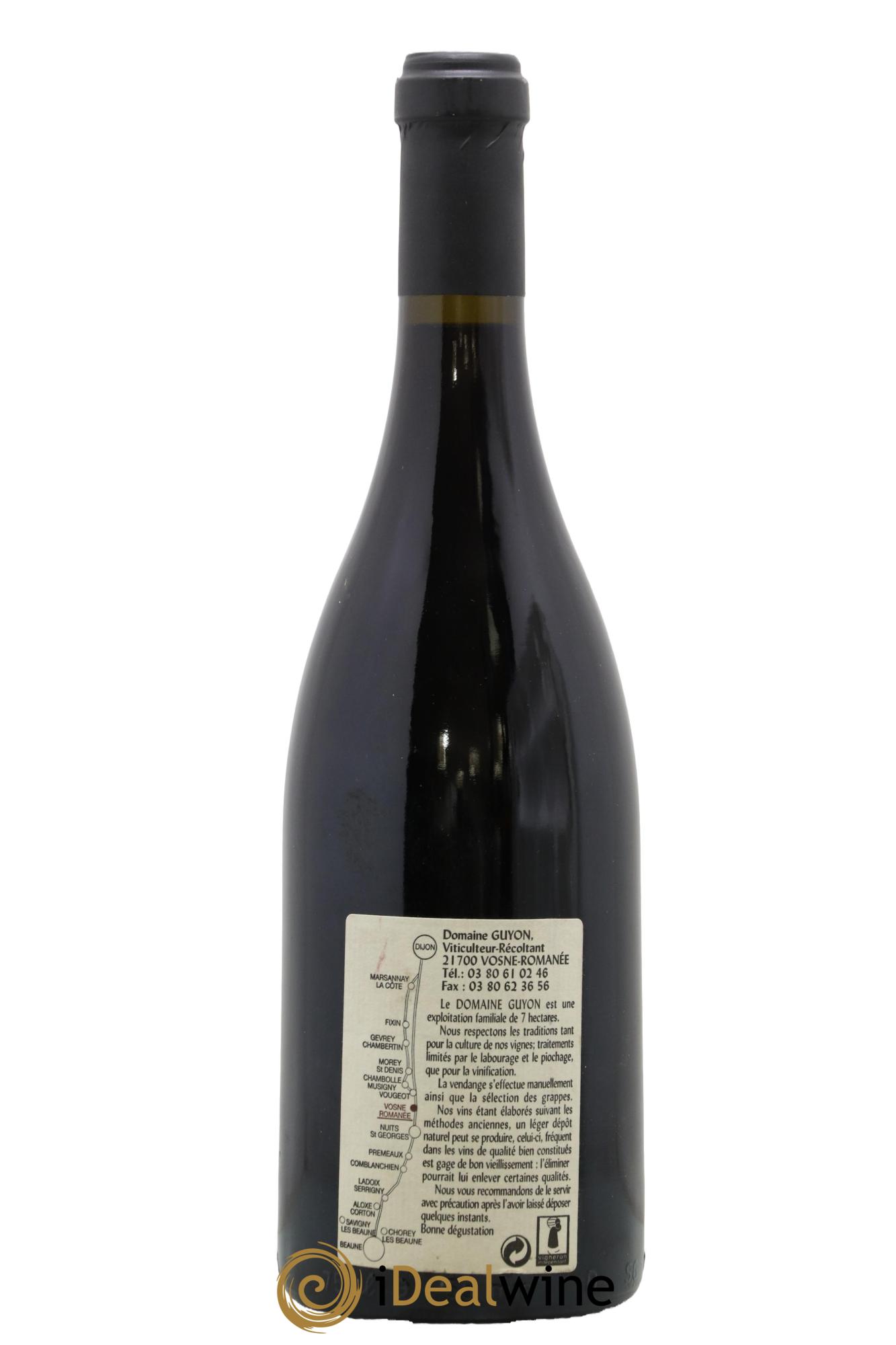 Vosne-Romanée 1er Cru En Orveaux Guyon (Domaine) 1999 - Lotto di 1 bottiglia - 1