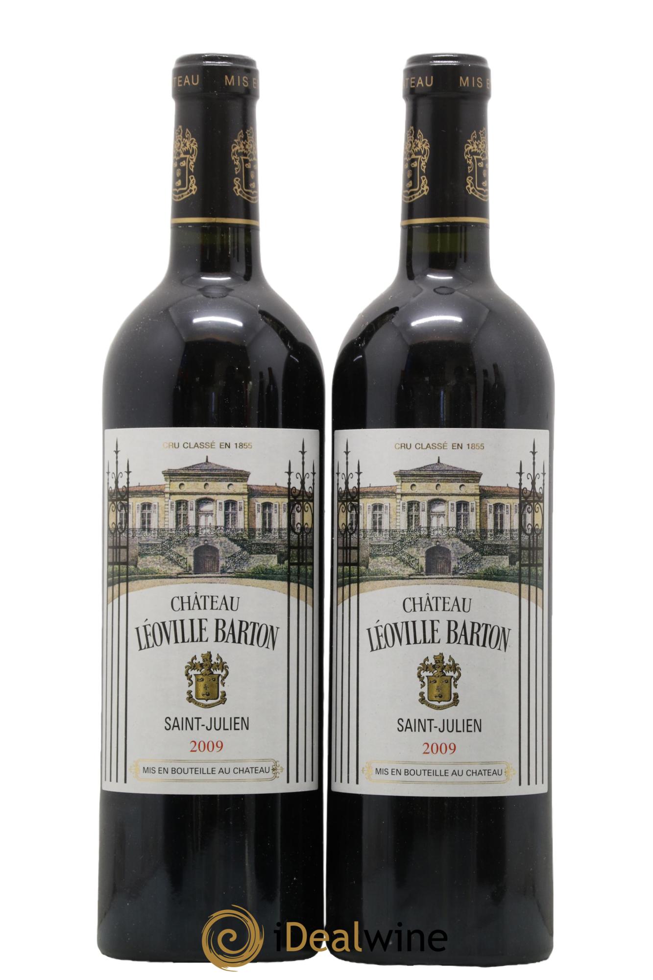 Château Léoville Barton 2ème Grand Cru Classé 2009 - Lot de 2 bouteilles - 0