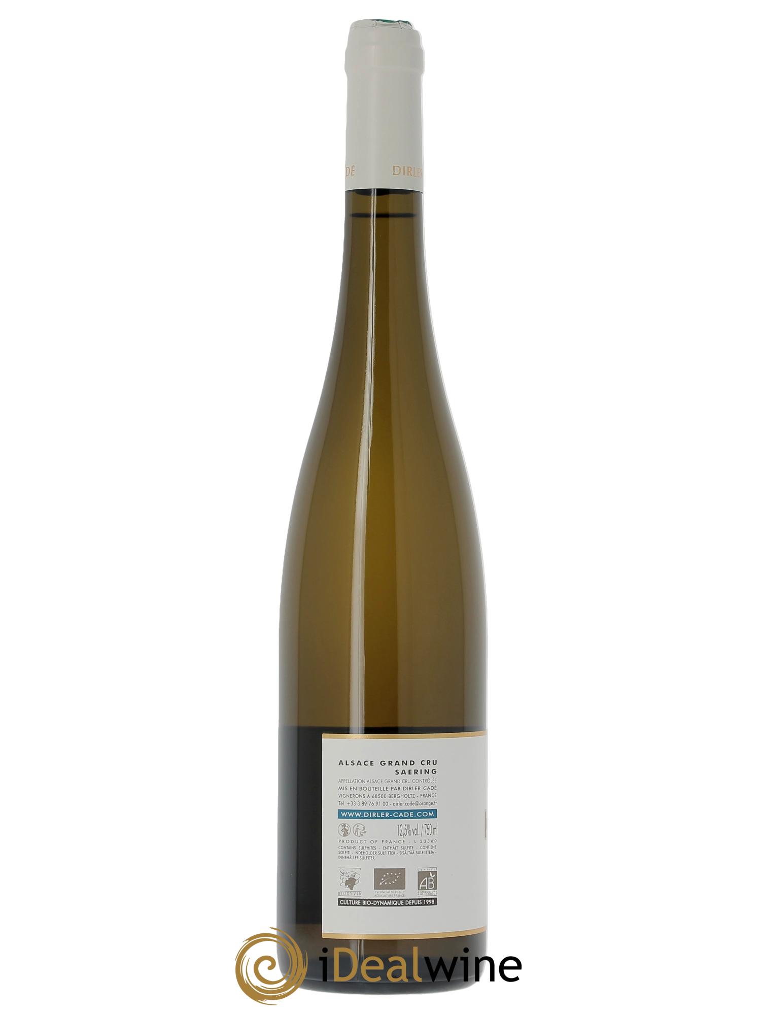 Alsace Riesling Grand Cru Saering Elément Eau Dirler-Cadé 2023 - Lotto di 1 bottiglia - 1