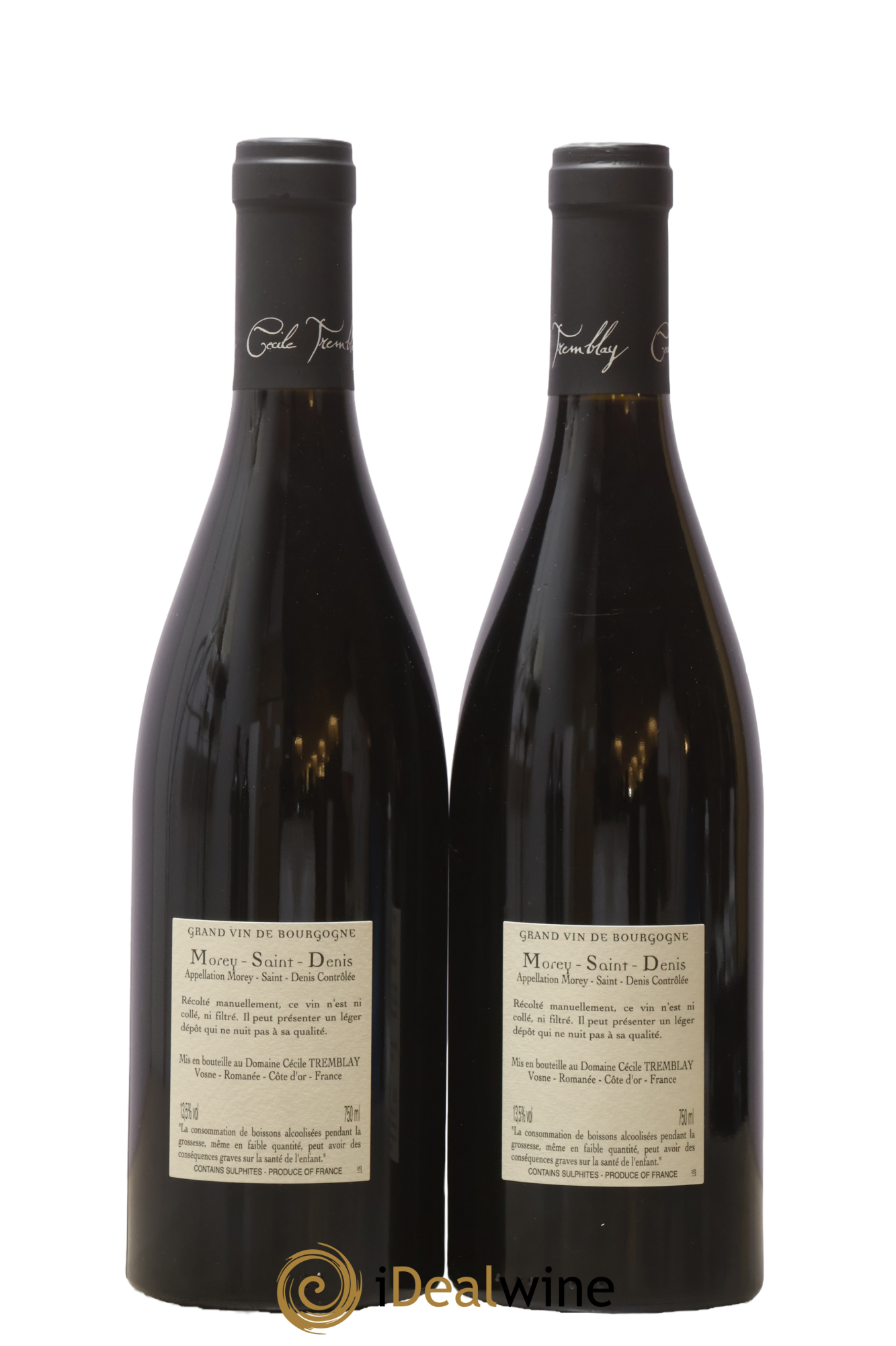 Morey-Saint-Denis Très Girard Cécile Tremblay 2018 - Lot of 2 bottles - 1
